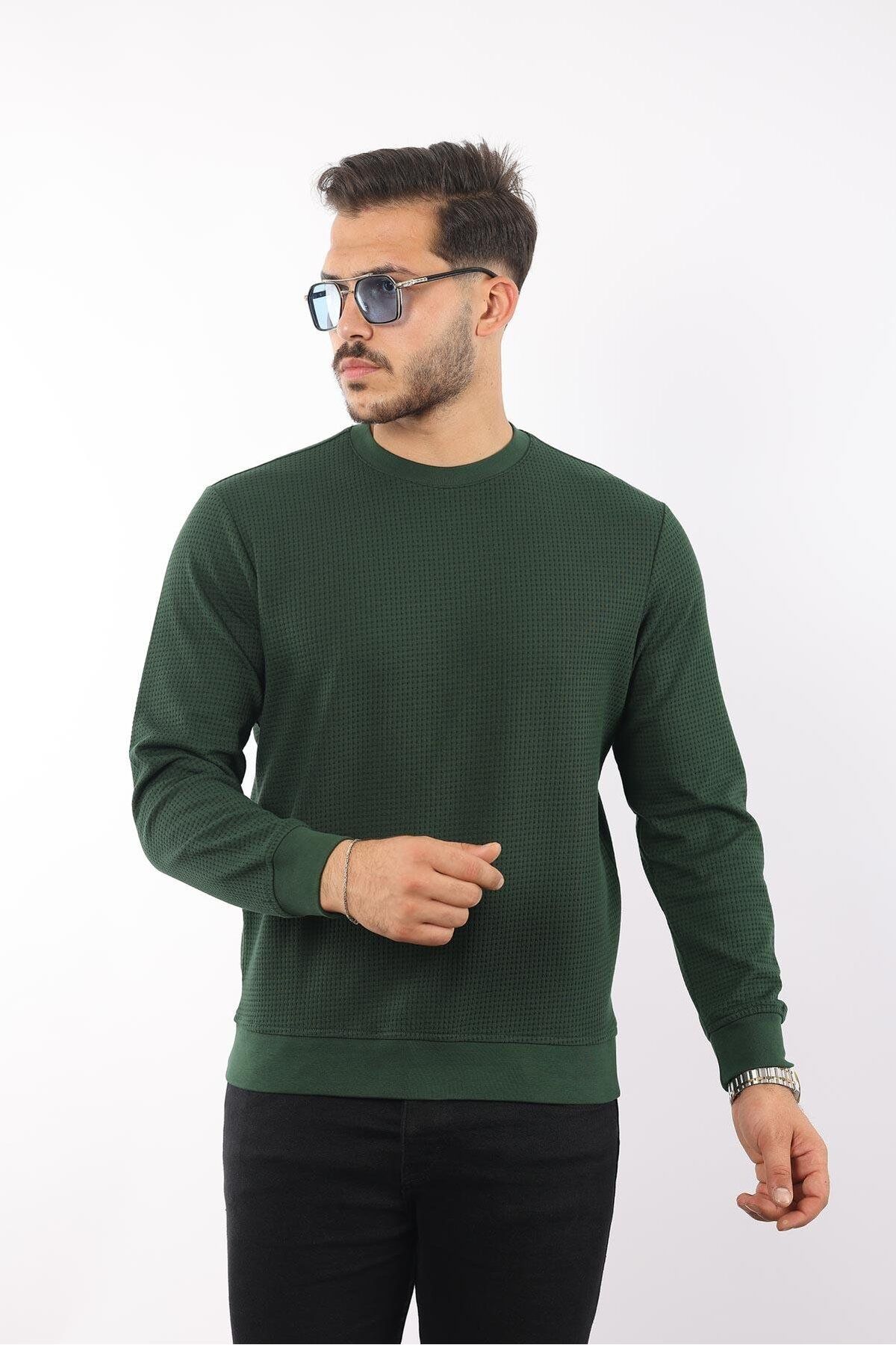 rugatchi Waffle Dokulu Sweatshirt