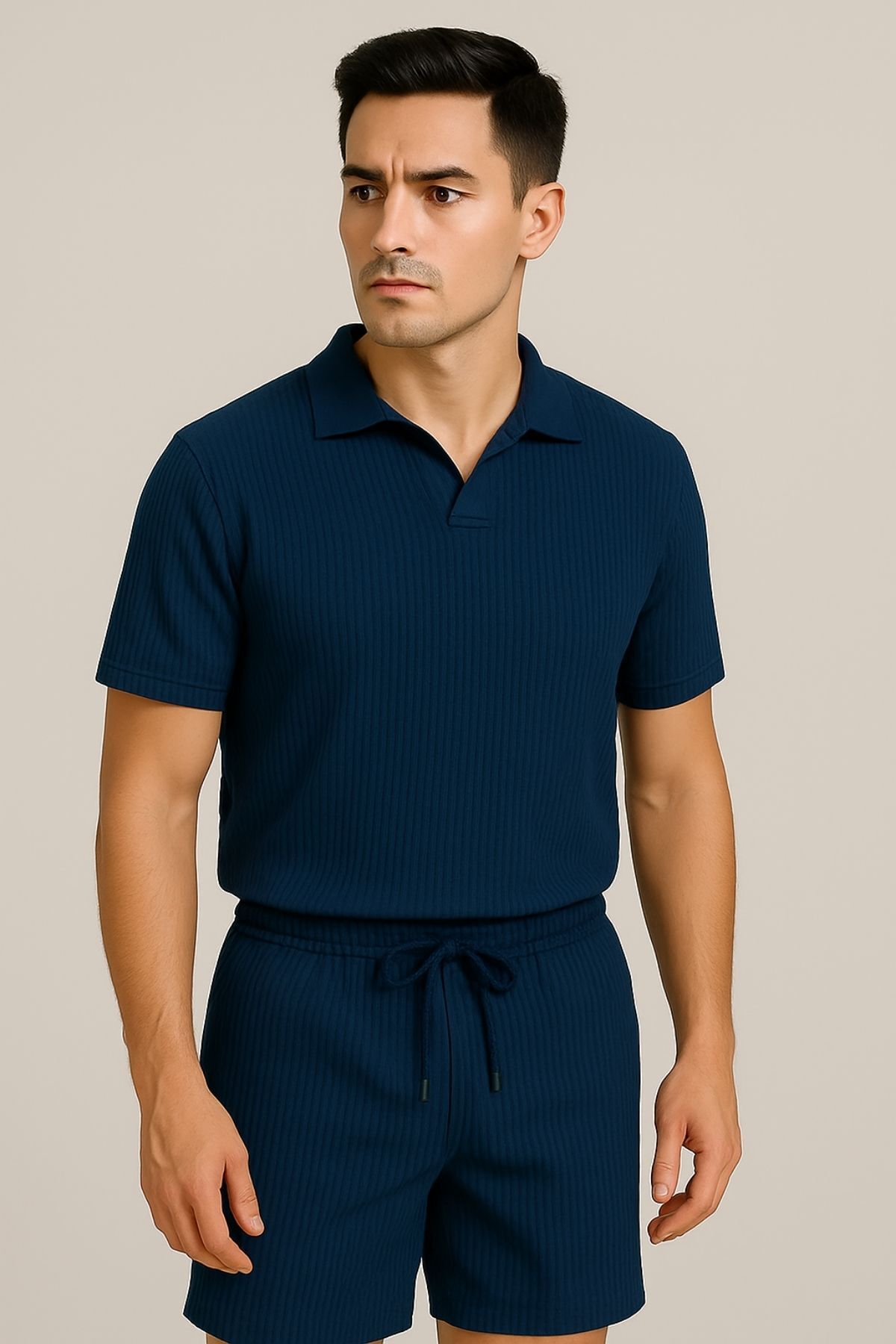 armicem “Cool & Clean: Erkek Polo Yaka + Şort Takımı”
