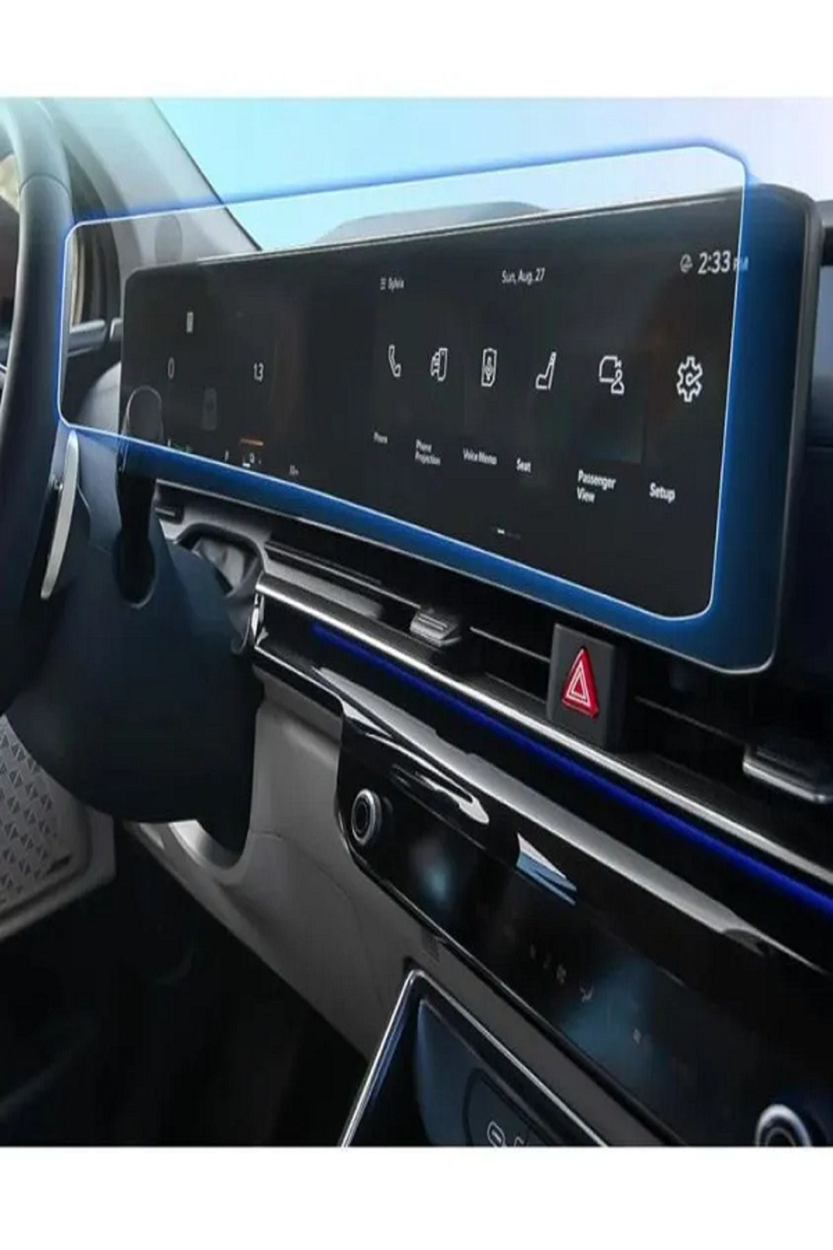 SEMERS Kia Sportage 2023 2024 12.3 Inc Multimedya Ve Gösterge Ekran koruyucu