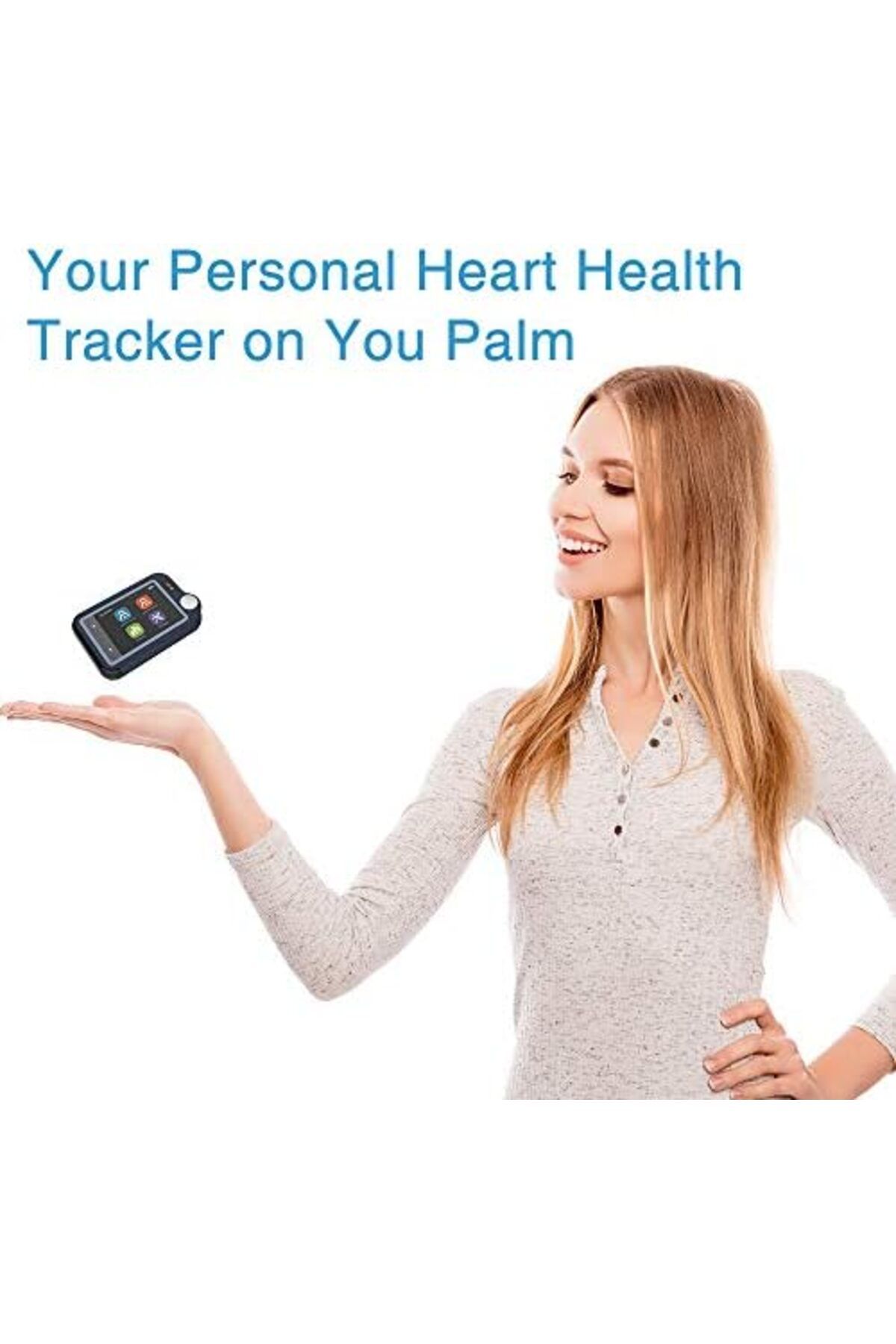 wellue-ECG Monitor, Heart Monitor with EKG, Bluetooth Heart Monitoring Device with iOS & Android App 7