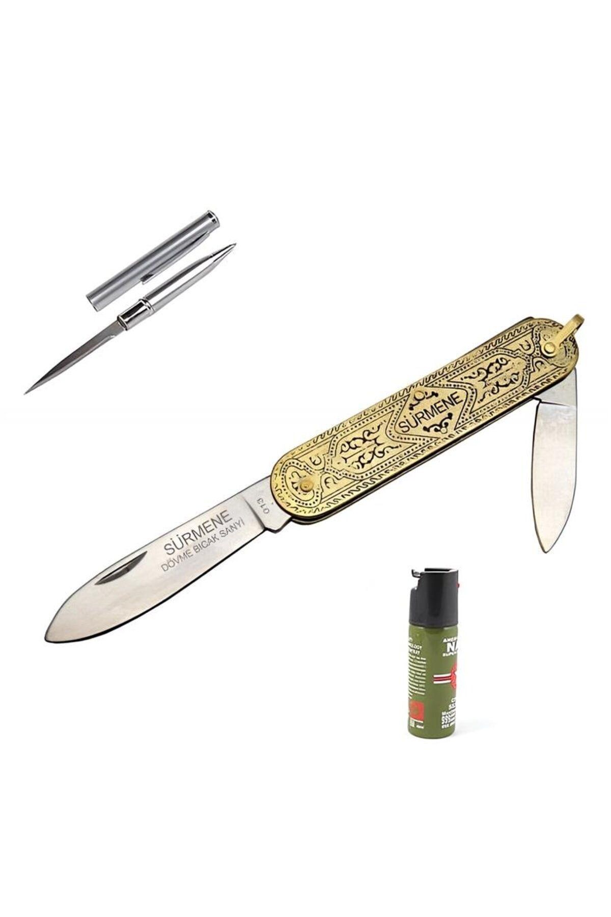 alsepeteavm Kişiye Özel Sürmene Çakısı Sarı 013 -14 CM
