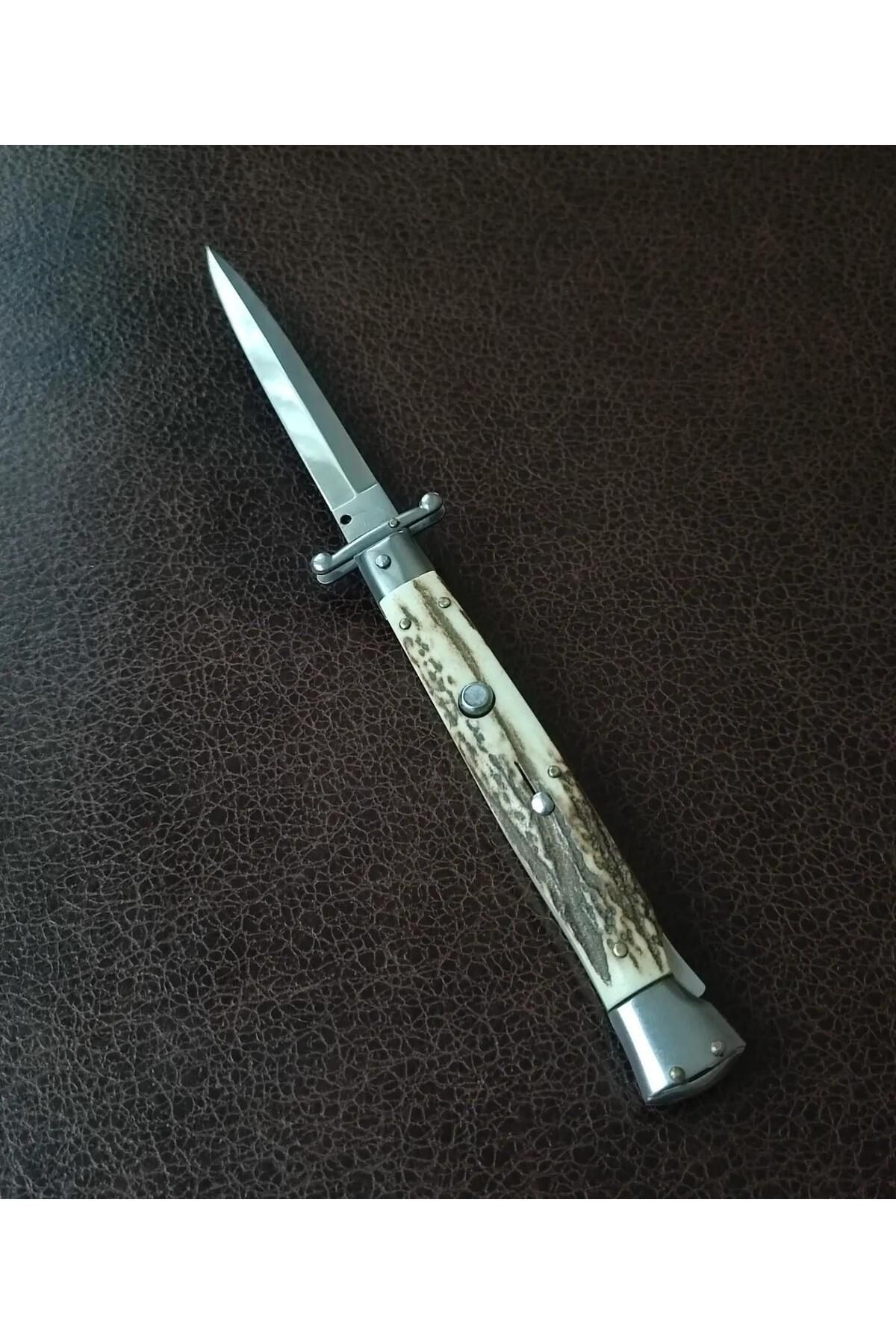alsepeteavm Frank Beltrame Swinguard Geyik Boynuz Sap İtalyan Stiletto