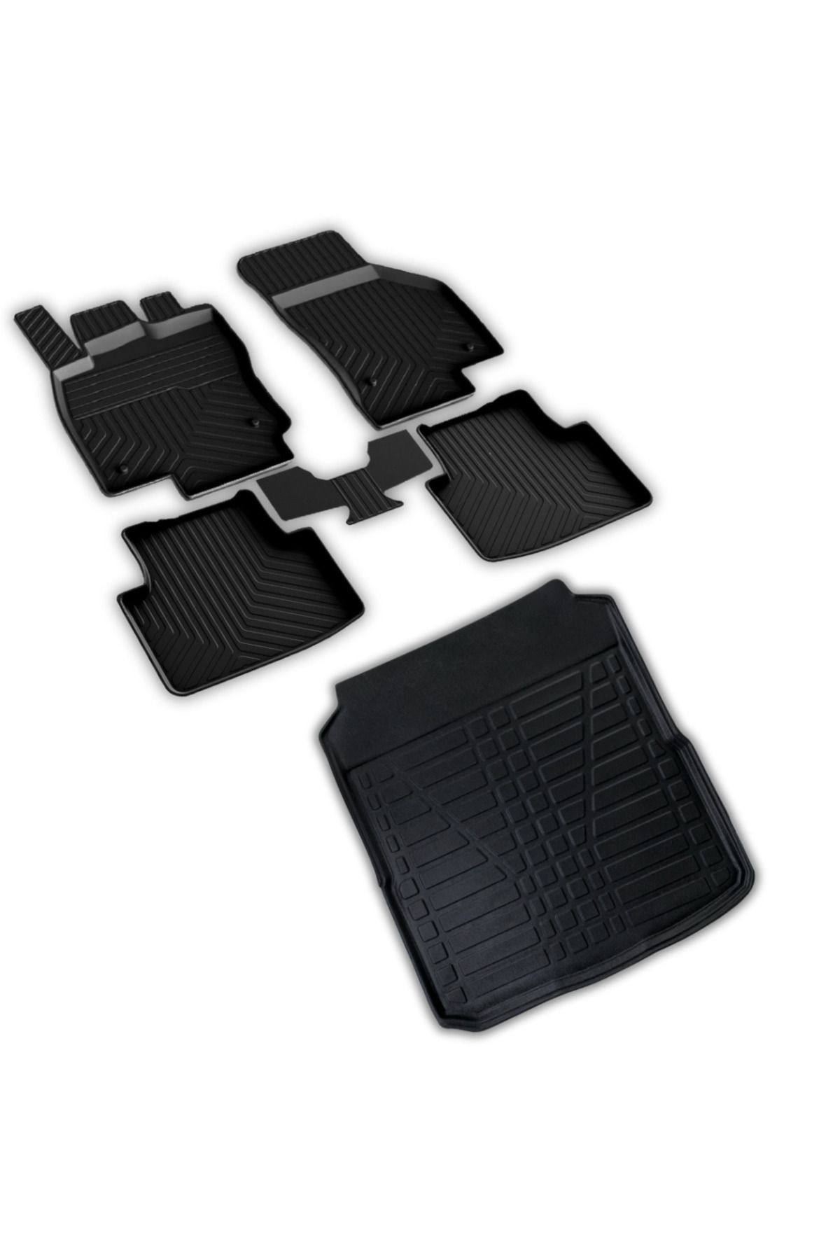 ferrous autoaccessories Volkswagen Arteon 4D Paspas ve Sol Cepsiz 3D Bagaj 2017 ve Üstü