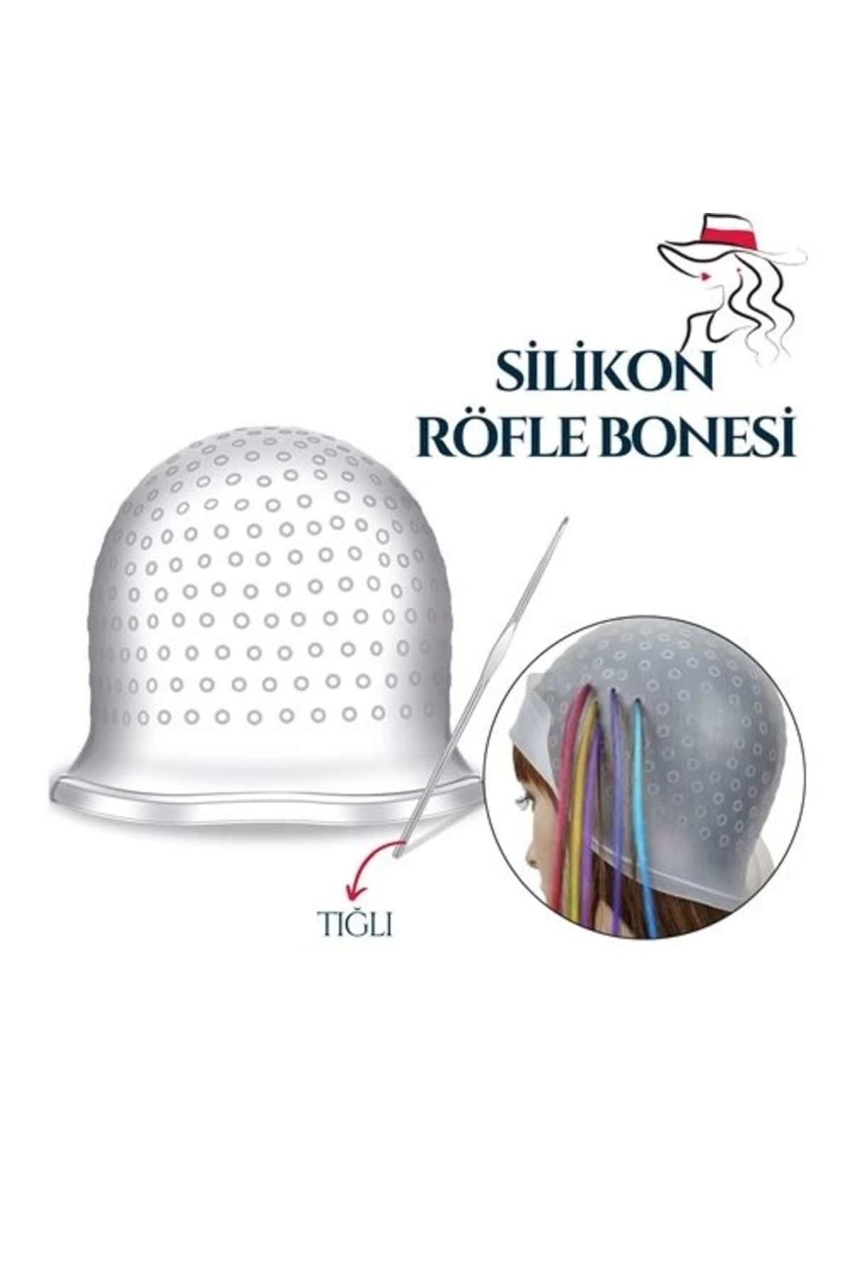 İnnMerry Absolute Silikon Boya Tutmaz Röfle Bonesi Tığ Seti