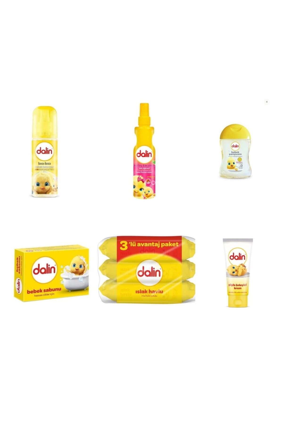Dalin DALİN 6 PARÇA SEYAHAT SETİ
