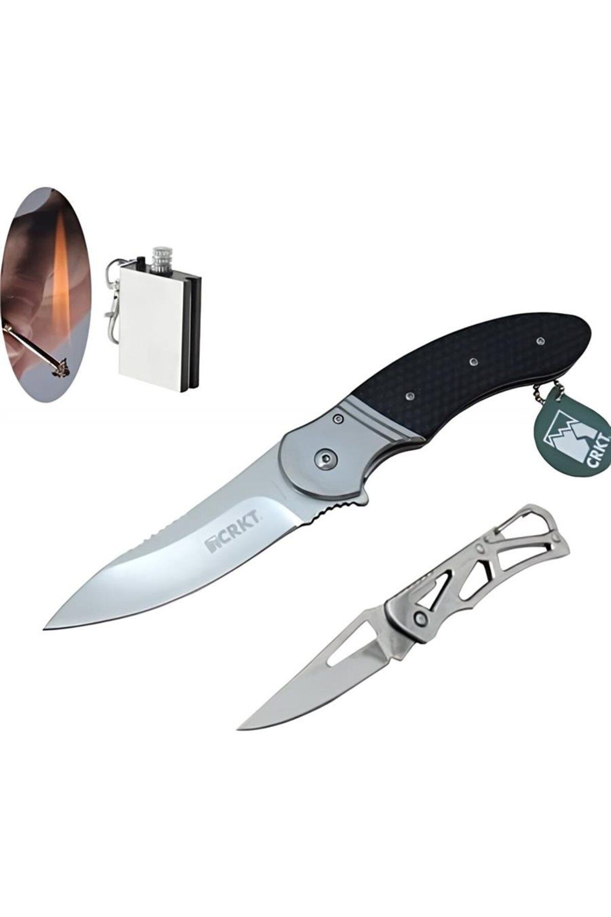 playzone Crkt Serisi K-300KXP 23 cm Hotenanny Çakı Seti SLN666