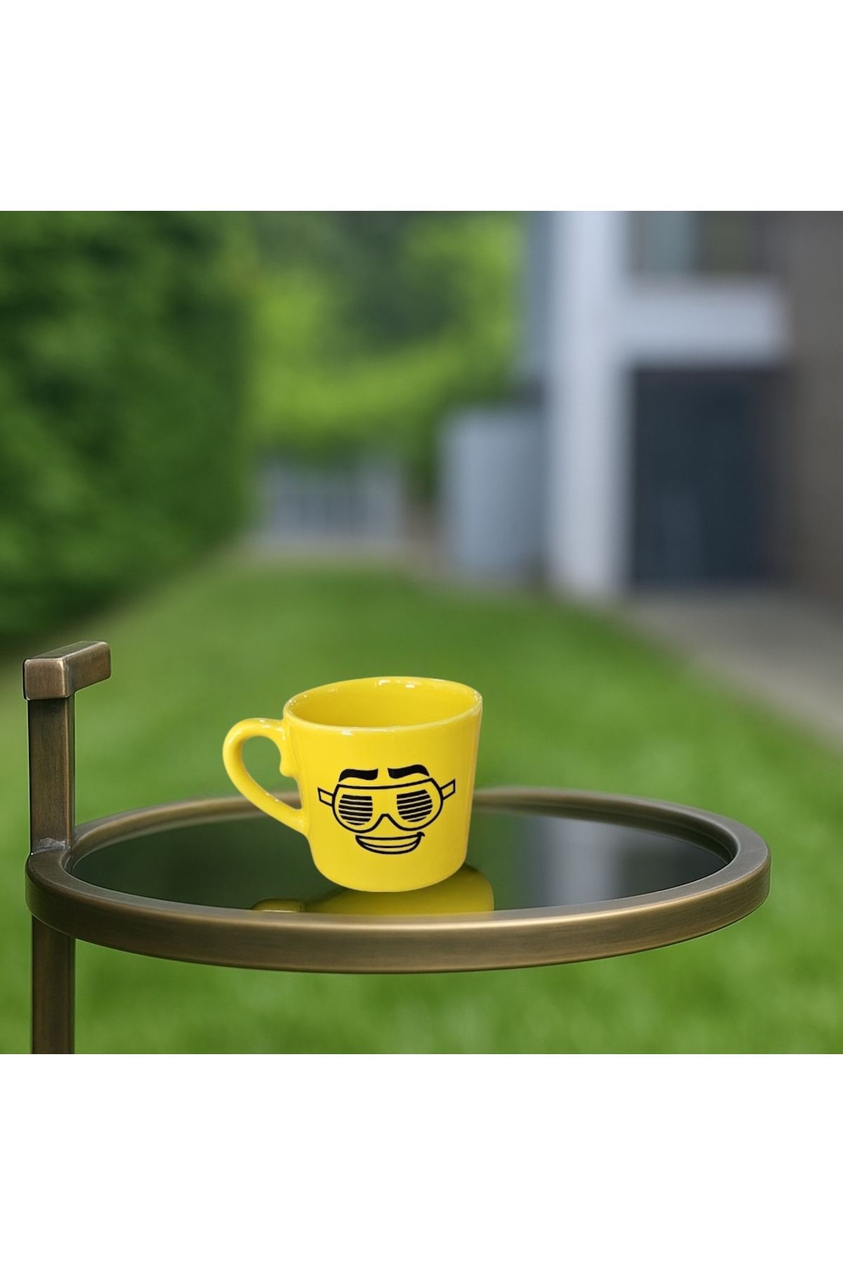 MeGgDecor Emoji Yüzlü 200ml Seramik Kupa