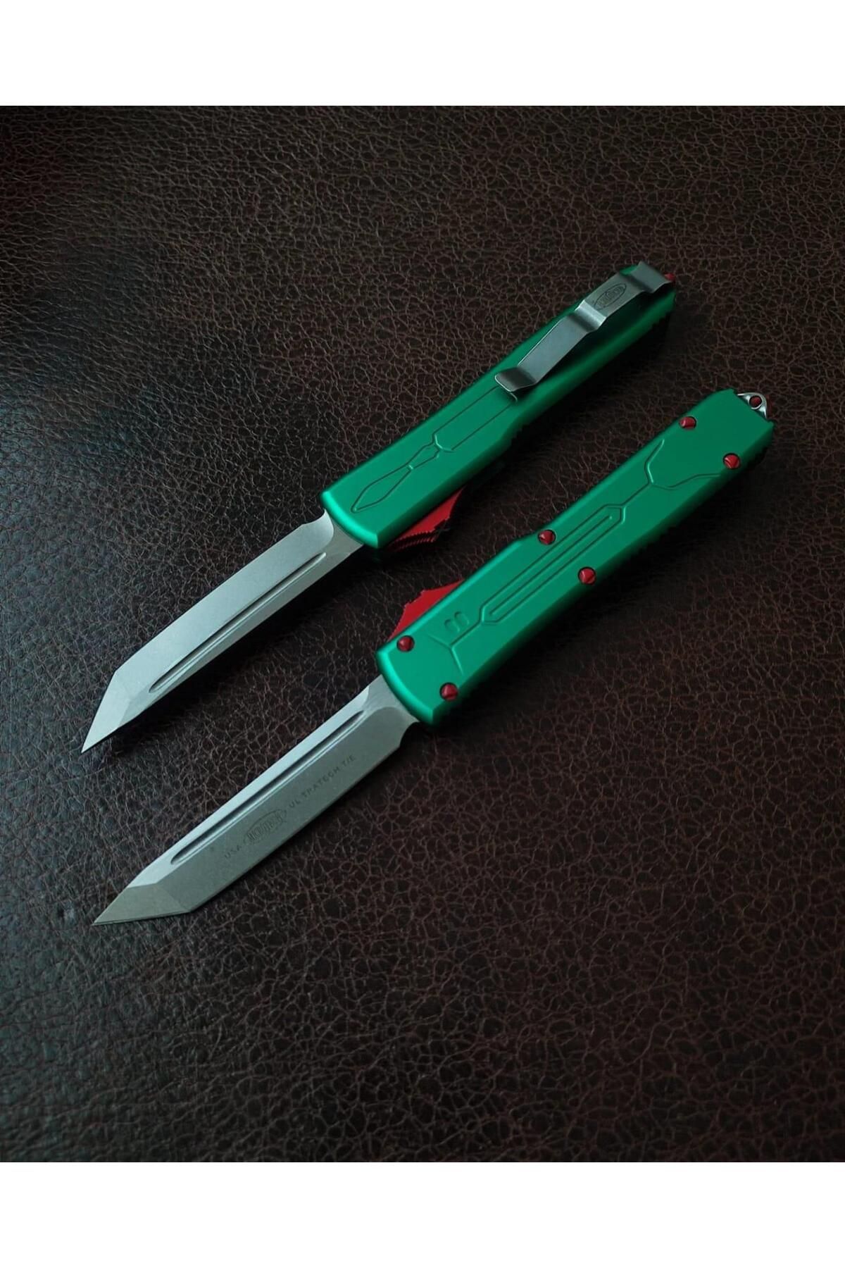 alsepeteavm Microtech Ultratech Tanto Alüminyum Kasa D2 Çelik Kamp Çakısı