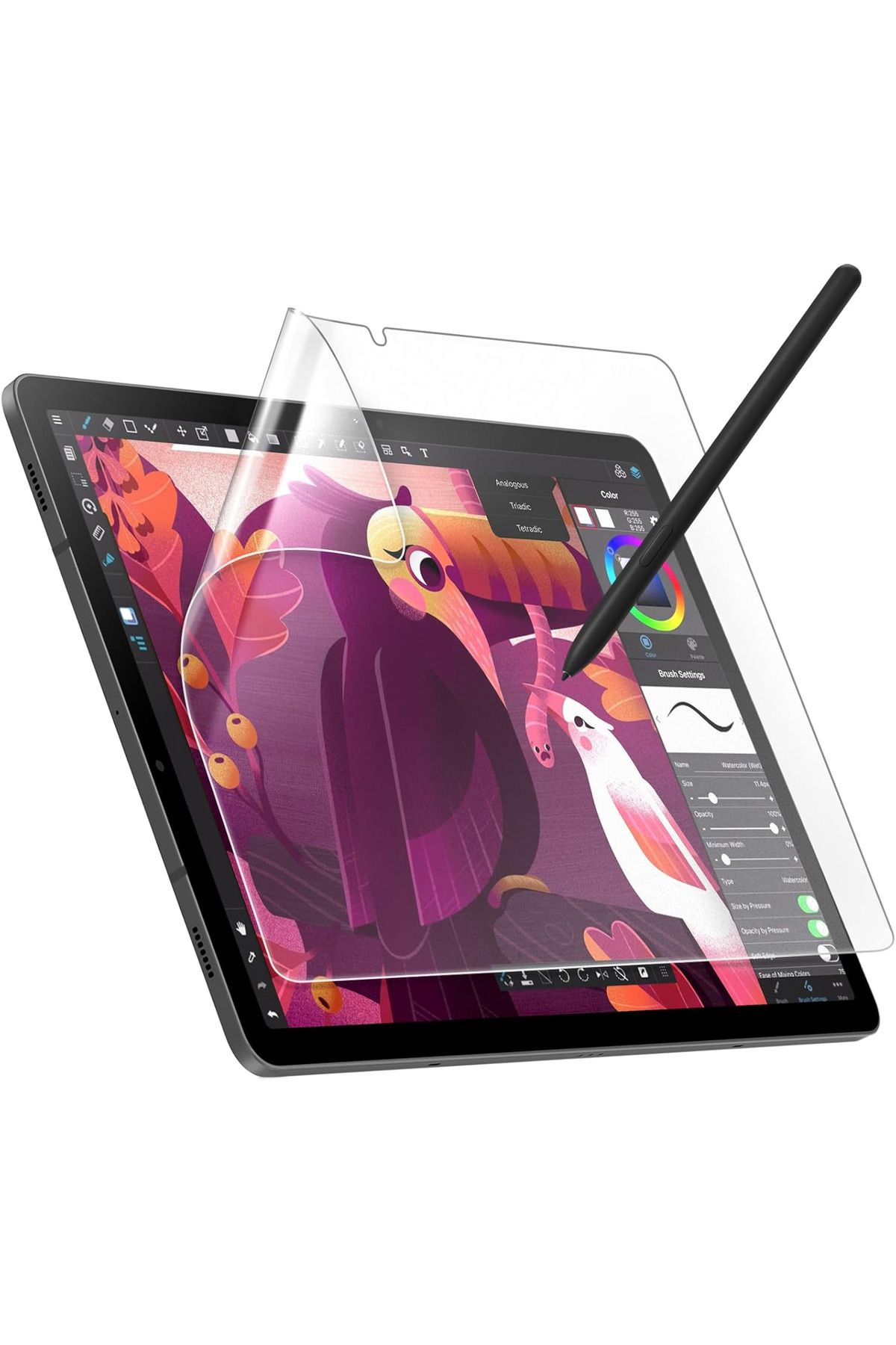 Fibaks Samsung Galaxy Tab S9 FE/S10 FE 10.9" Ekran Koruyucu Kağıt Hisli Çizim Paperlike Mat Ekran Koruma