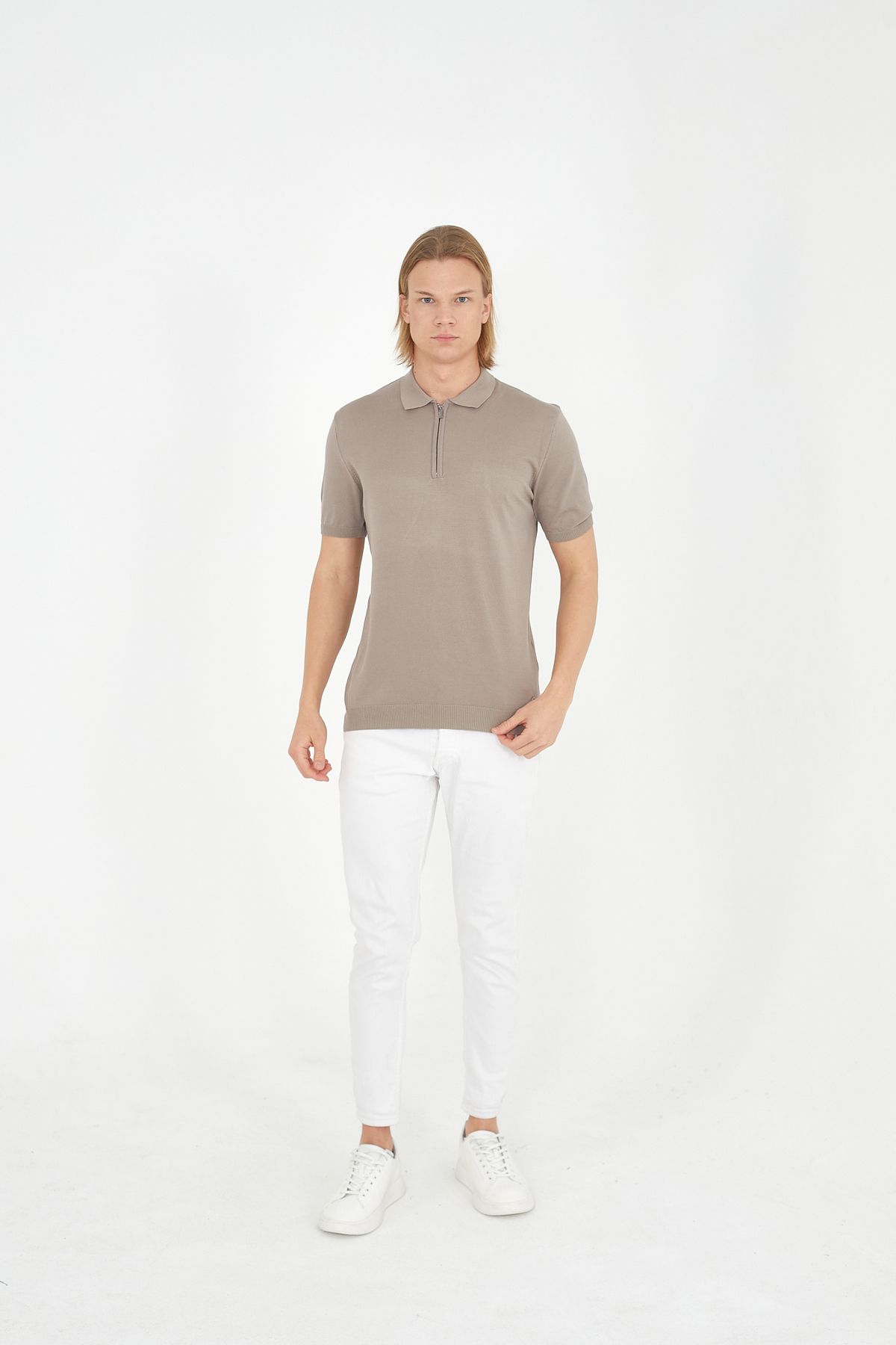 ARGOS - POLO YAKA BASIC KISAKOLLU TRİKO