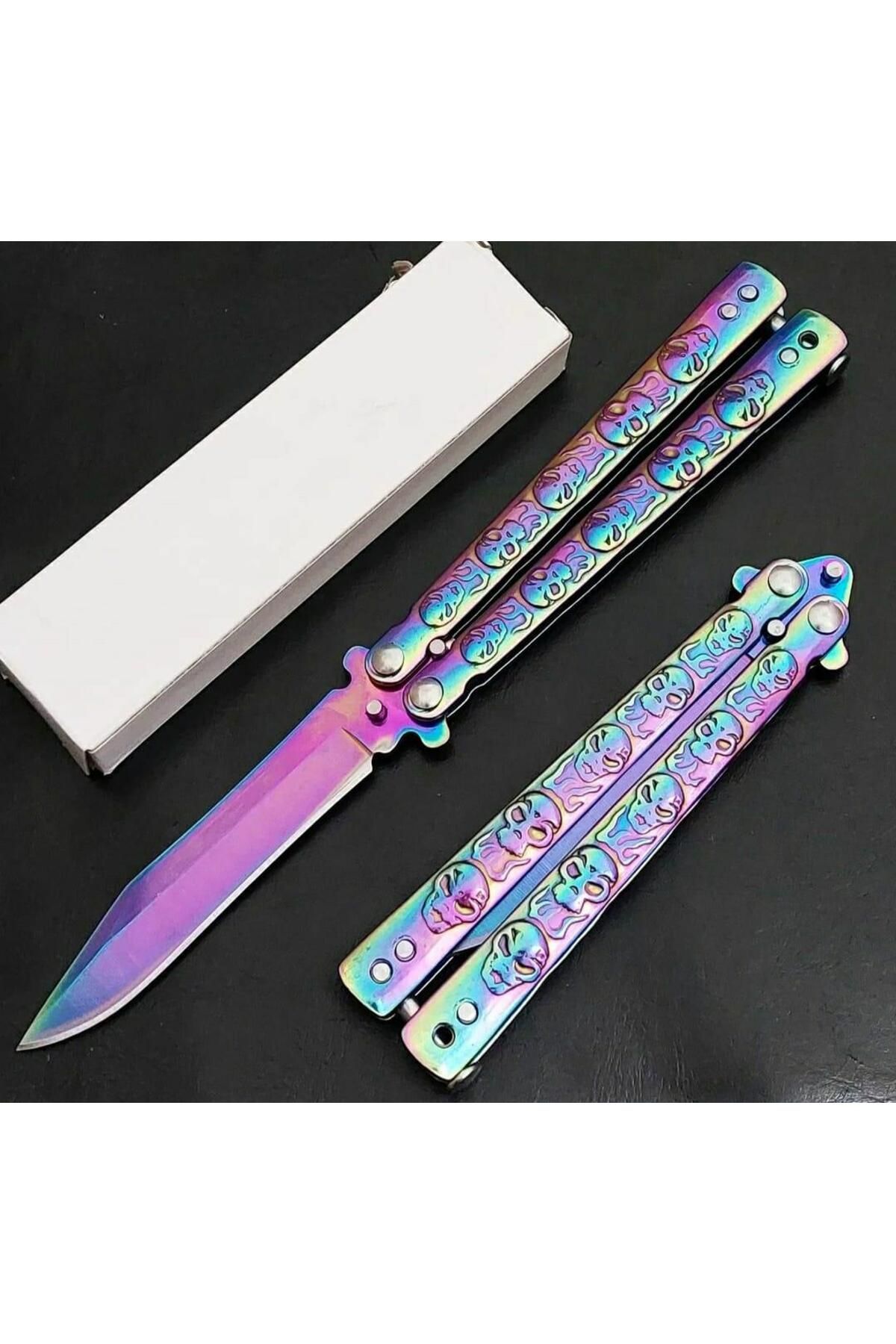 supertrend Süpertrend Benchmade Gökkuşağı Kuru Kafa Kelebek
