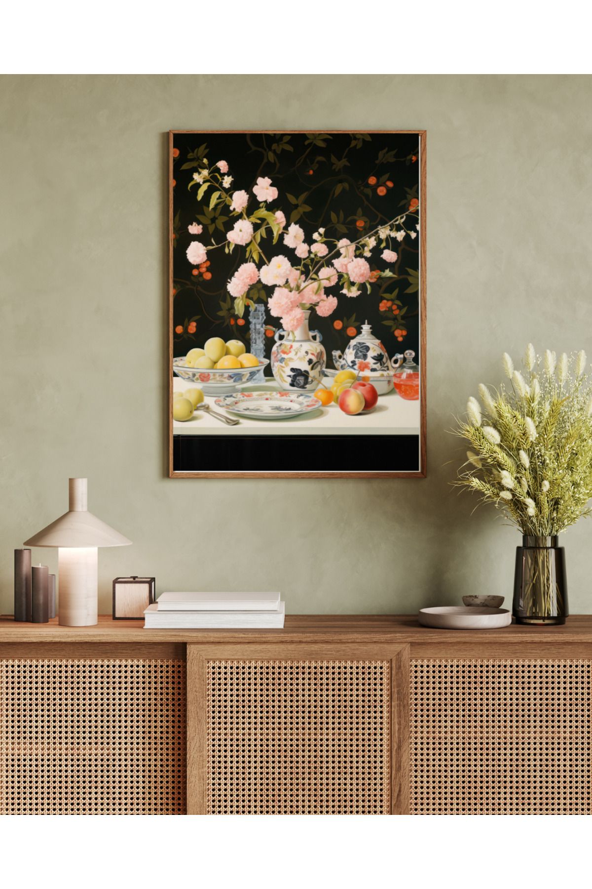 woodhomeworks tek parça salon ofis dekor tablo