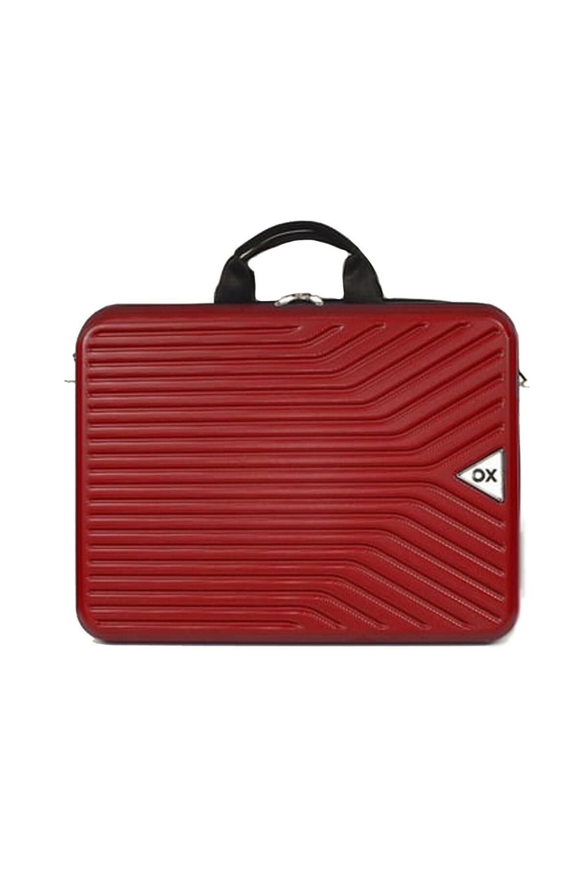 OX Luggage 220223 15,6-17,3 ınç Laptop Çantası Kırmızı