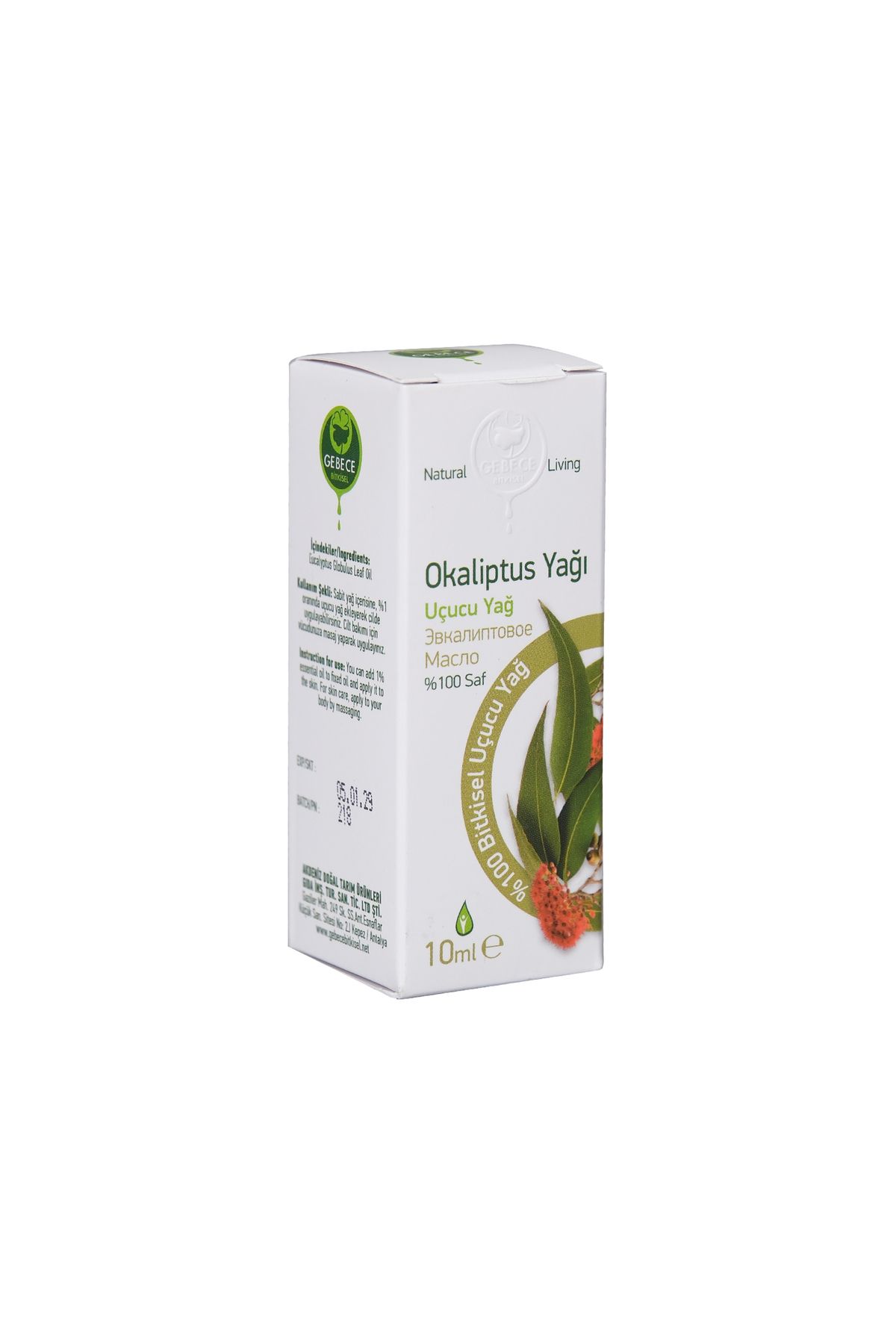 Gebece Okaliptus Uçucu Yağı 10 Ml