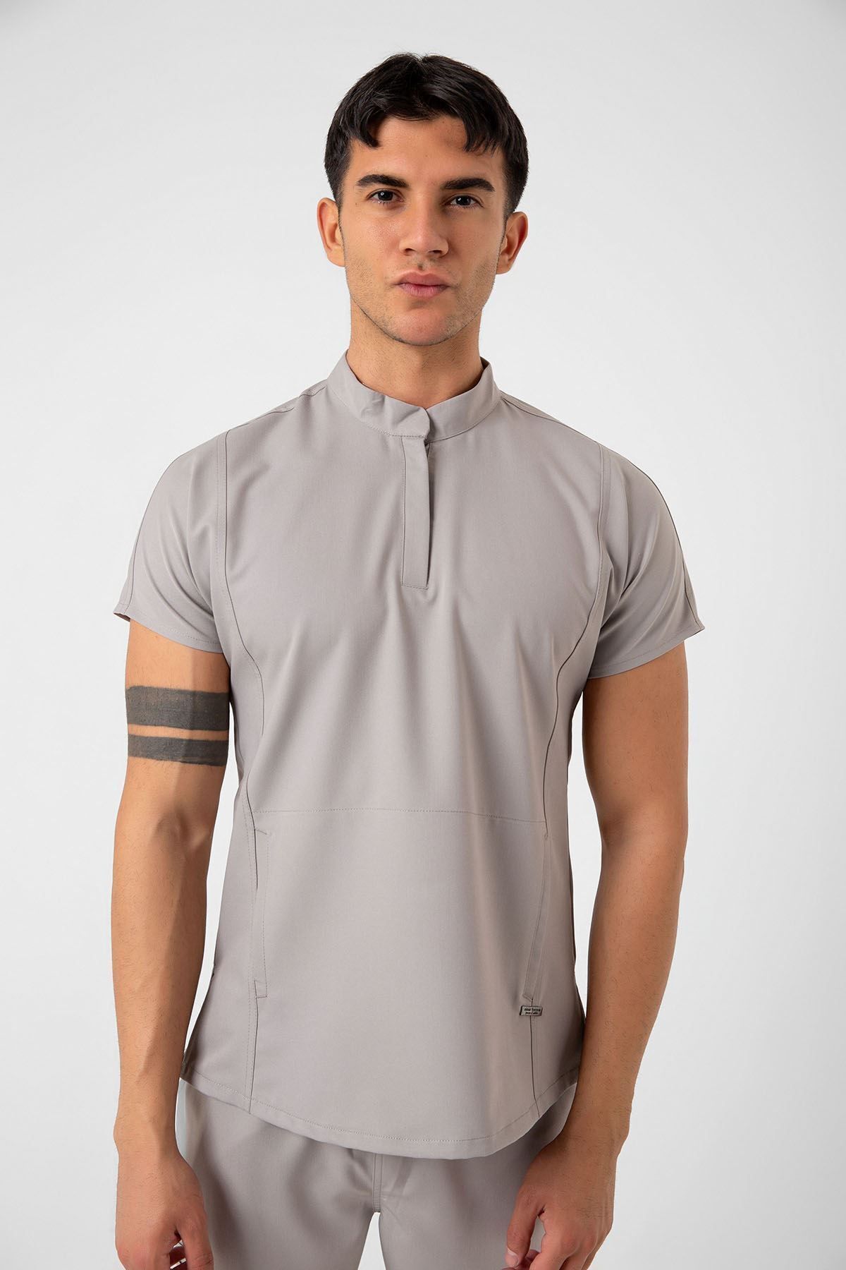 Onur Forma Scrubs New Line Erkek Takım - Bulut Gri