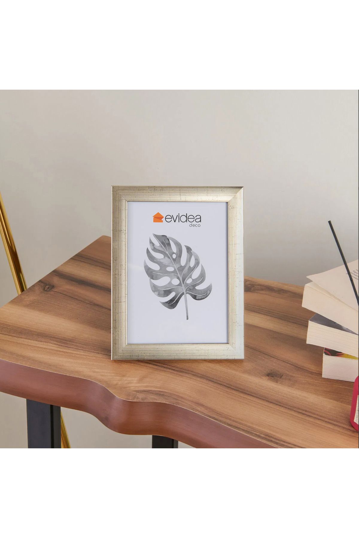 Evidea Deco Gardenia Çerçeve - Gümüş - 13x18 cm