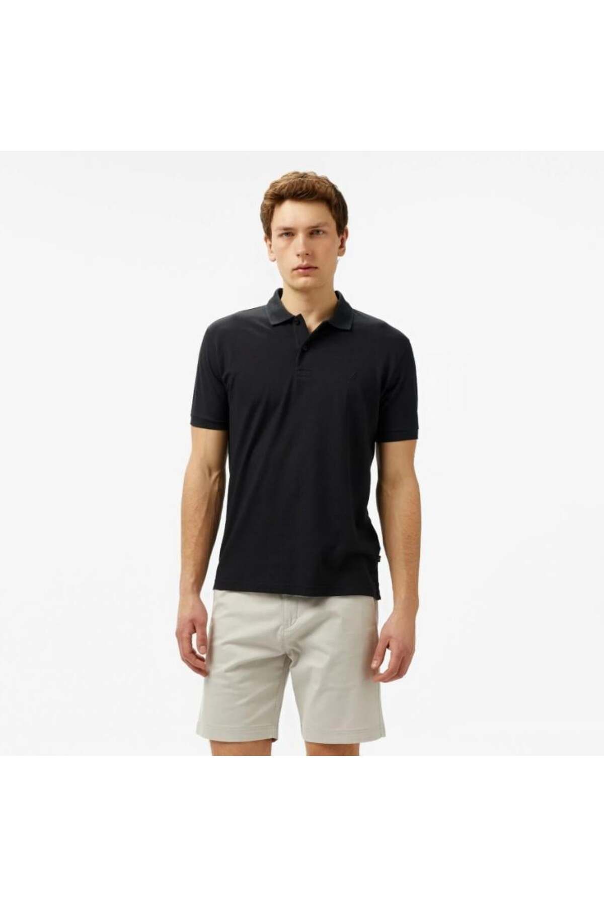 Nautica Erkek Siyah Classic Fit Polo