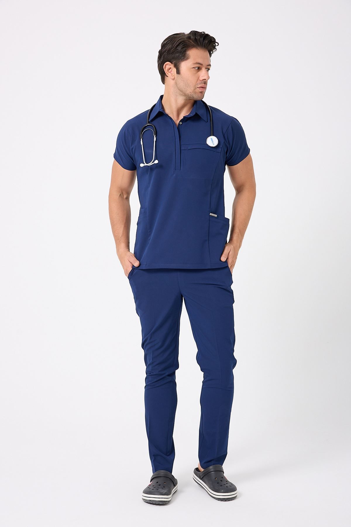 Onur Forma Scrubs Planet Erkek Takım - İndigo