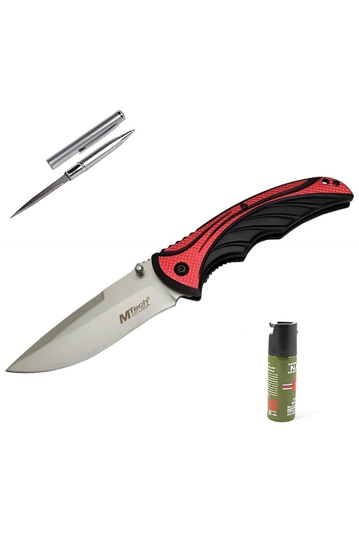 alsepeteavm Kişiye Özel Mtech Çakı Kırmızı 4-5-5 20 CM