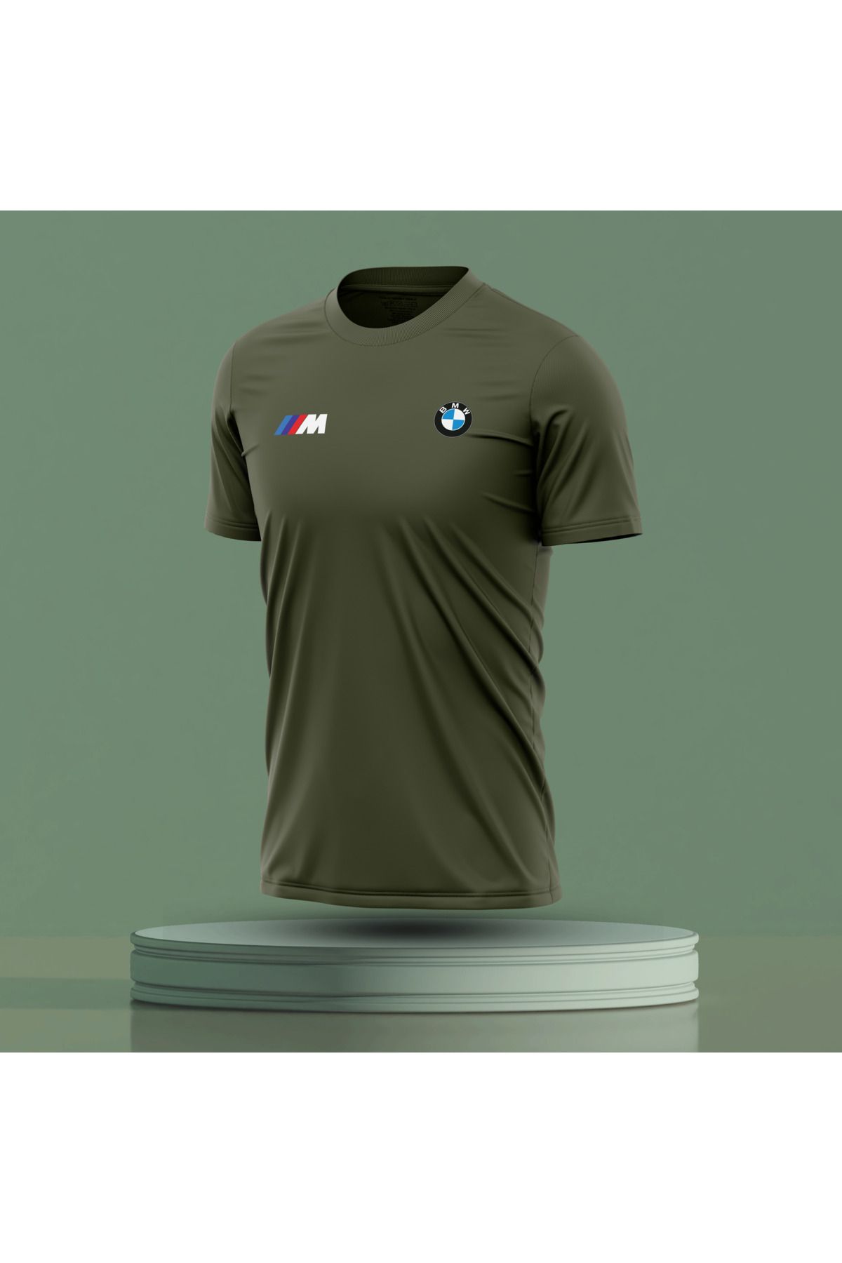Bulvar Lee Erkek Sıfır Yaka Bmw Pamuklu T-Shirt