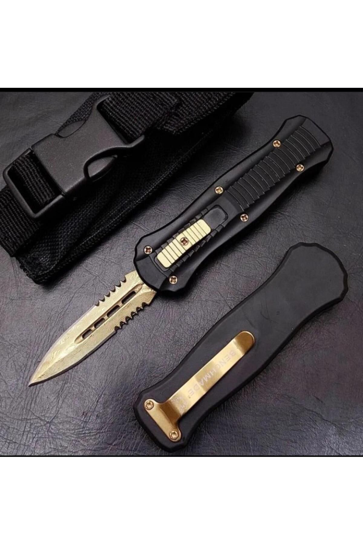 alsepeteavm Mini Microtech Gold İçten Çıkmalı Çakı