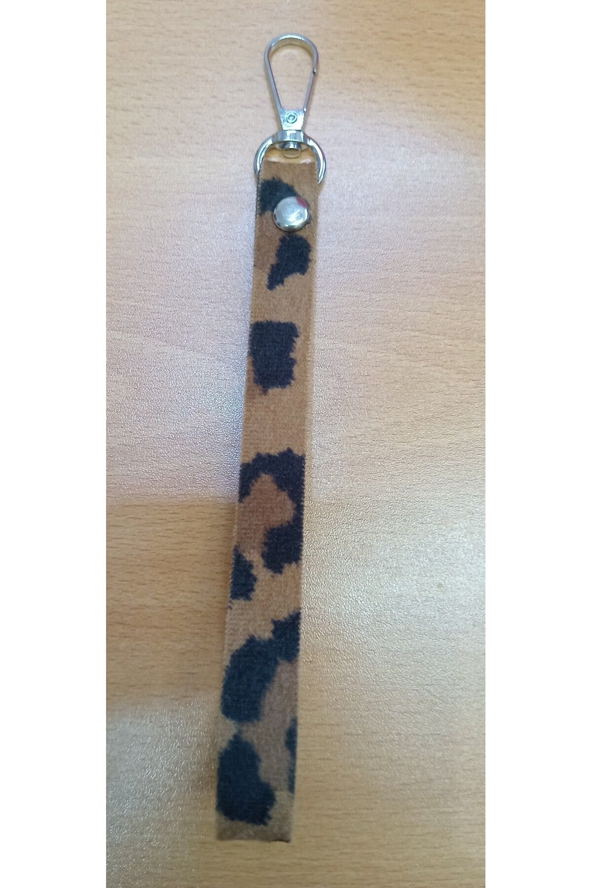 Müjde Tuhafiye Clutch Çanta Sapı ( Elçik ) Leopar