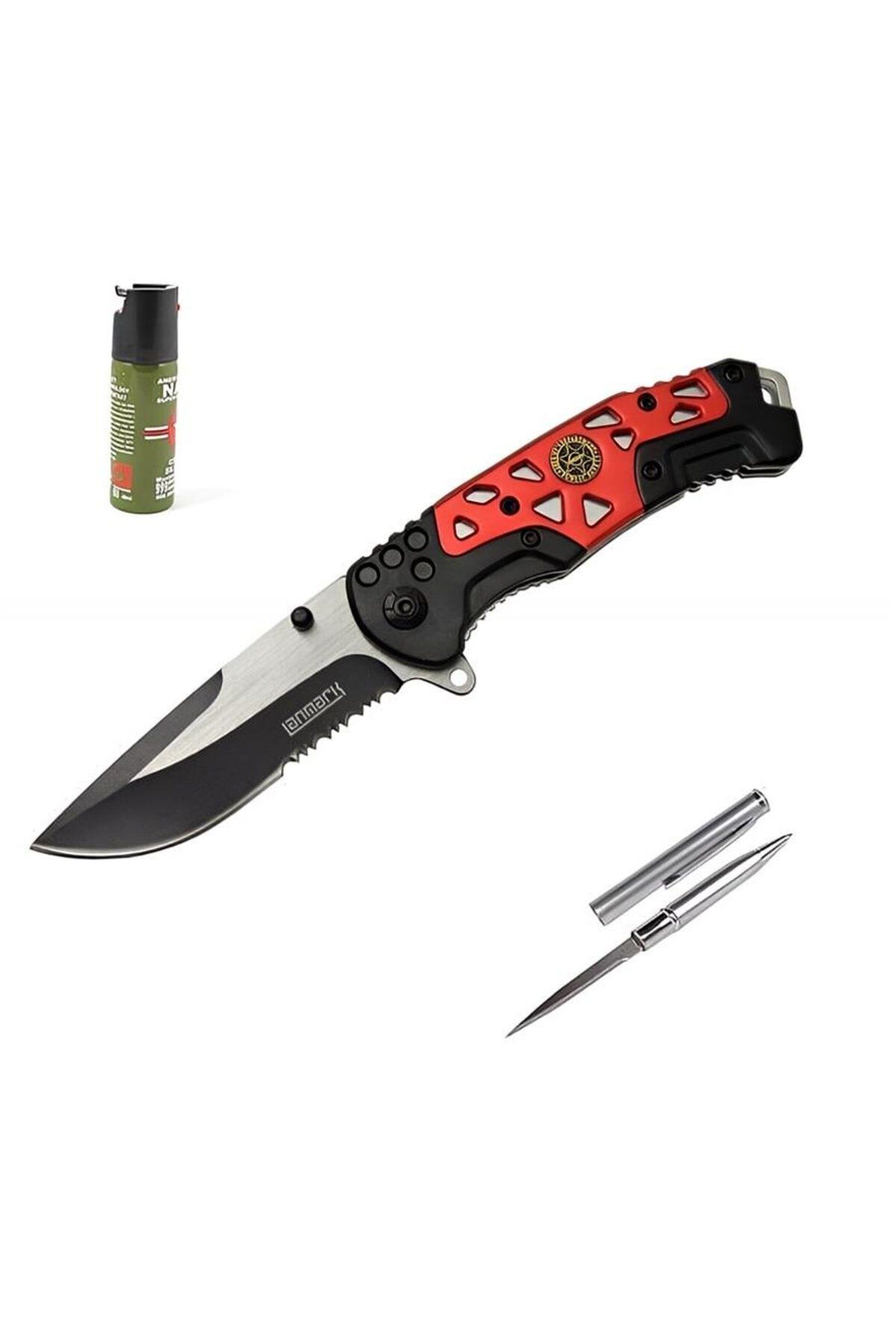 supertrend Süpertrend Kişiye Özel Lanmark Kırmızı Çakı MX10B-21 CM