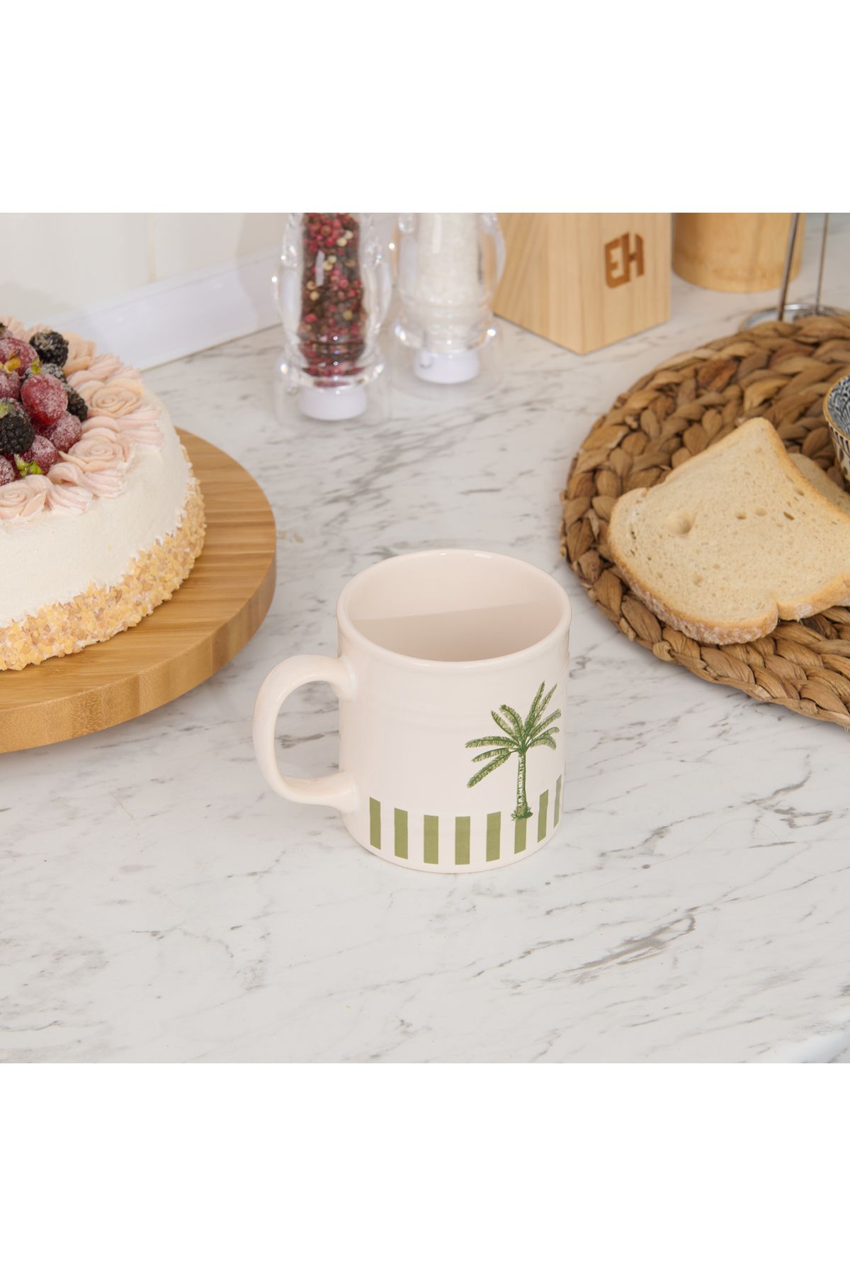 Evidea Kitchen Palm Kupa - Renkli - 345 ml