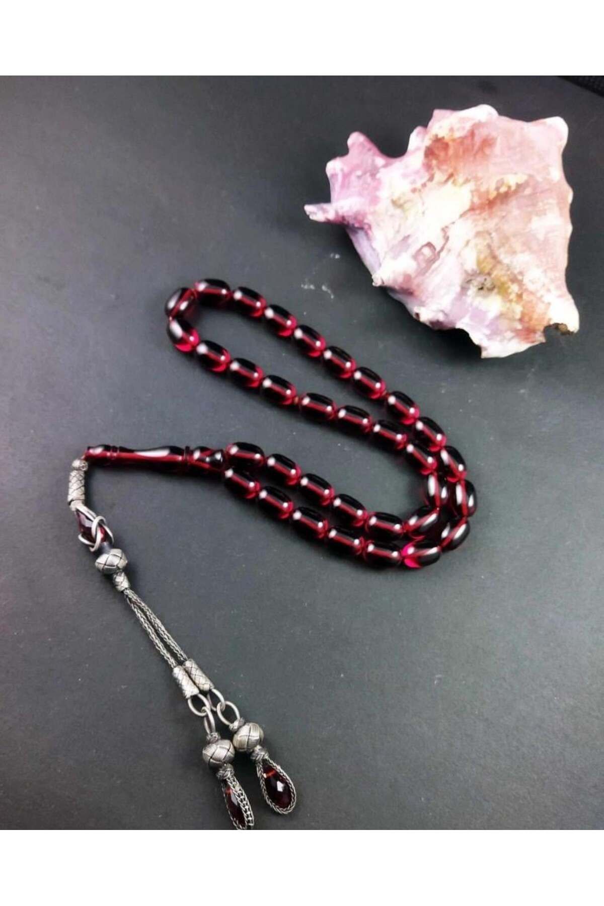 alsepeteavm 12 MM Kırmızı Sıkma Kehribar