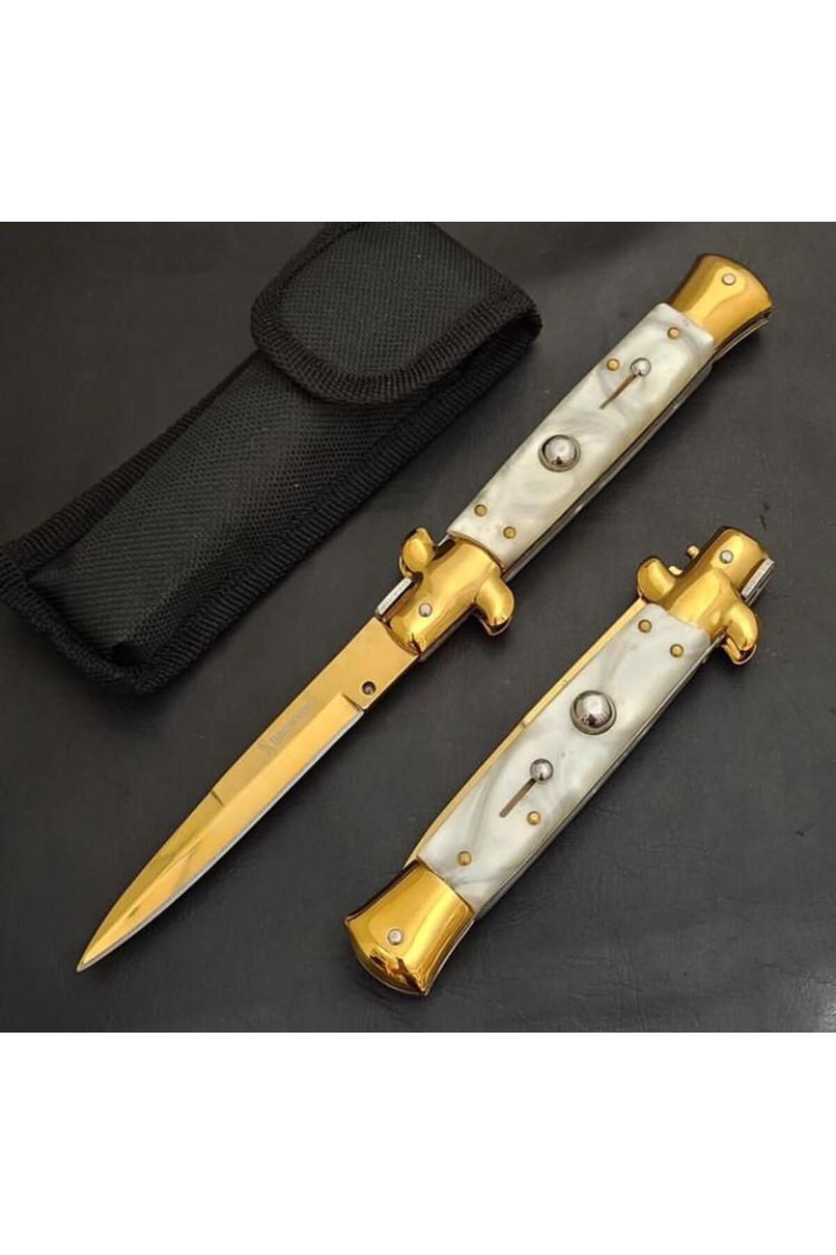 alsepeteavm Akc Gold Kabze İtalyan Stiletto