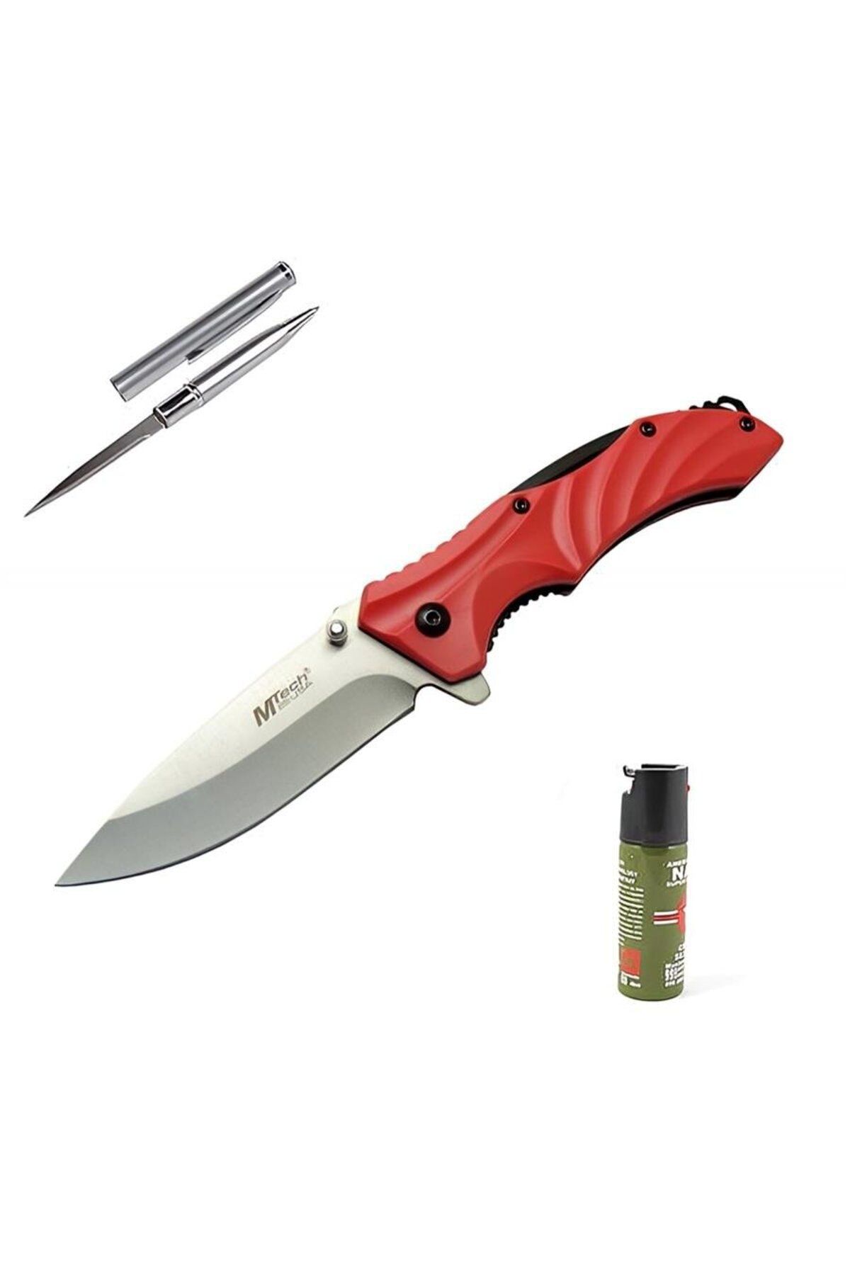 alsepeteavm Kişiye Özel Mtech Çakı Kırmızı 4-31-2 20 CM