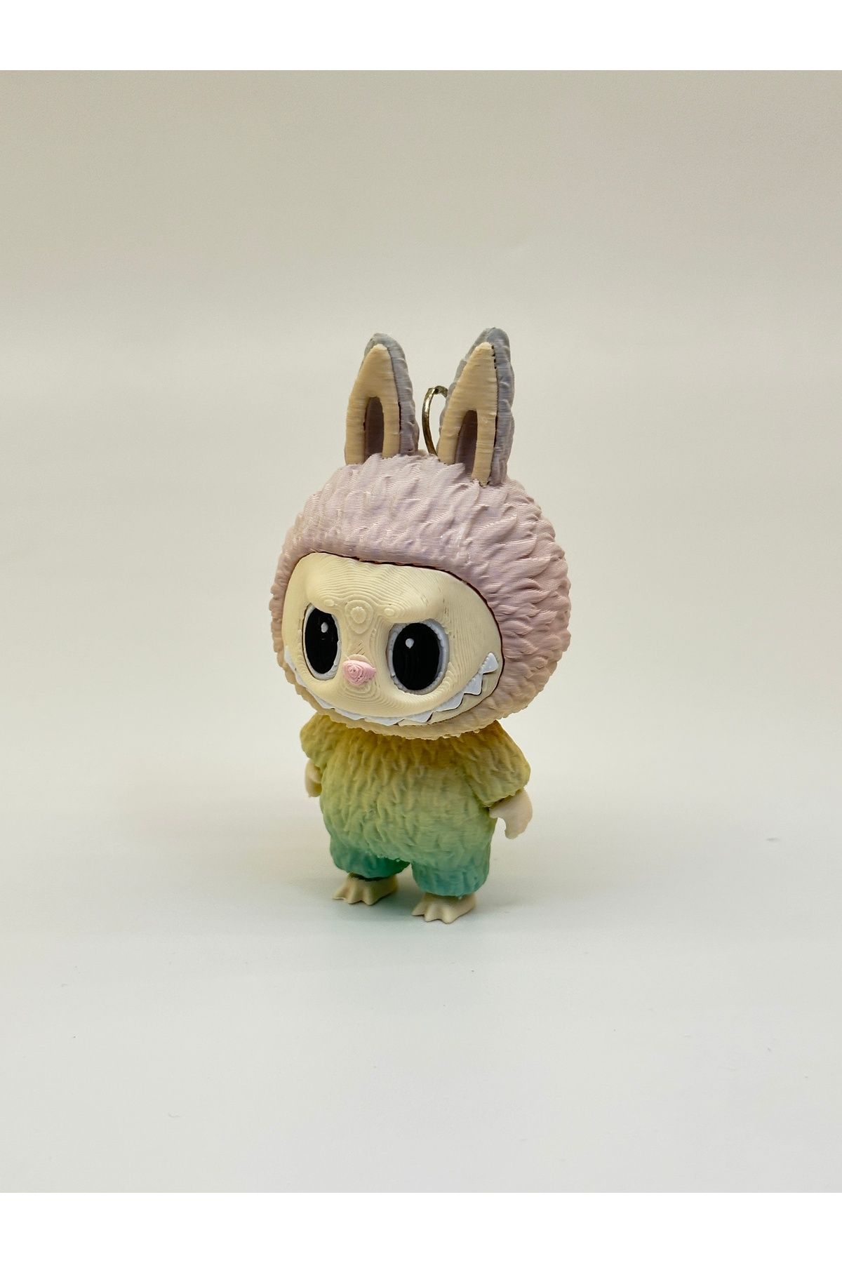fyne Labubu Figür Anahtarlık Pla | Küçük Boy | 9,5cm | Pastel Gökkuşağı