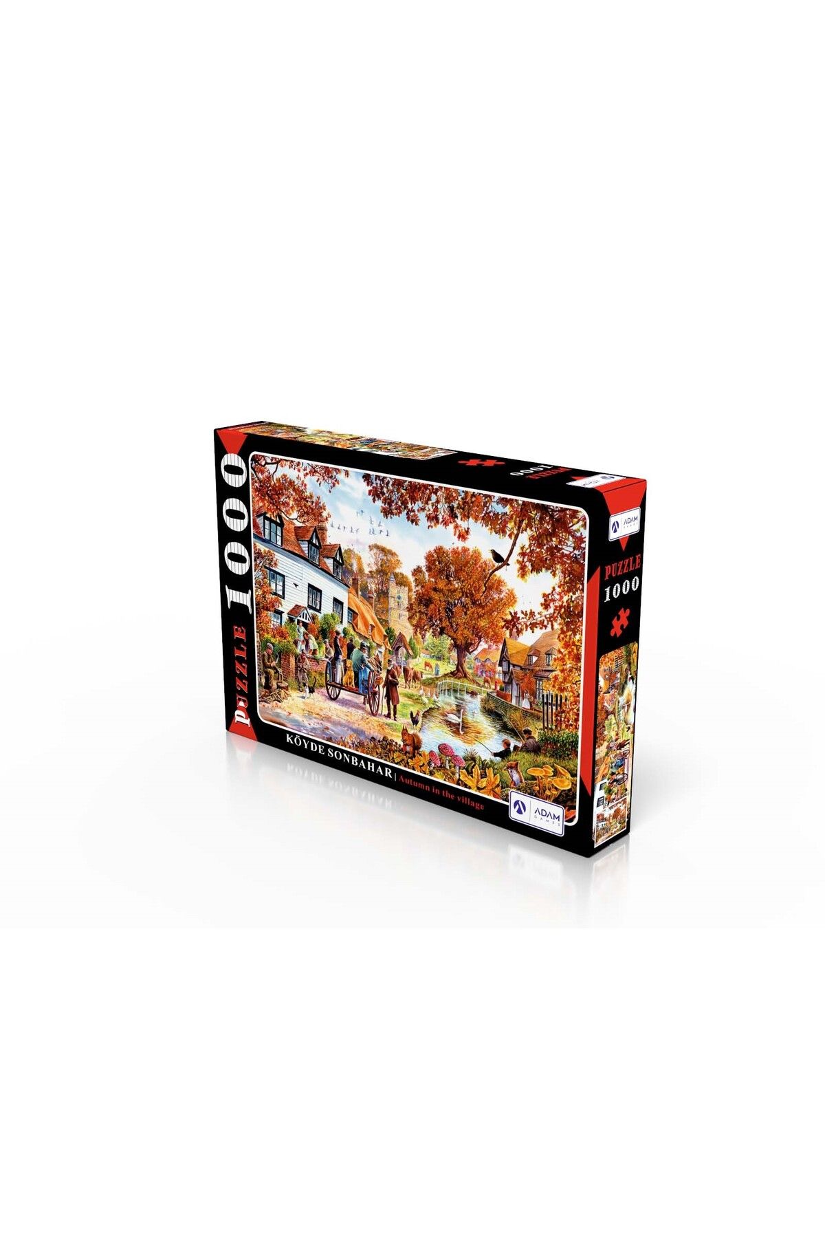 EDKZEKA Köyde Sonbahar 1000 Parça Puzzle