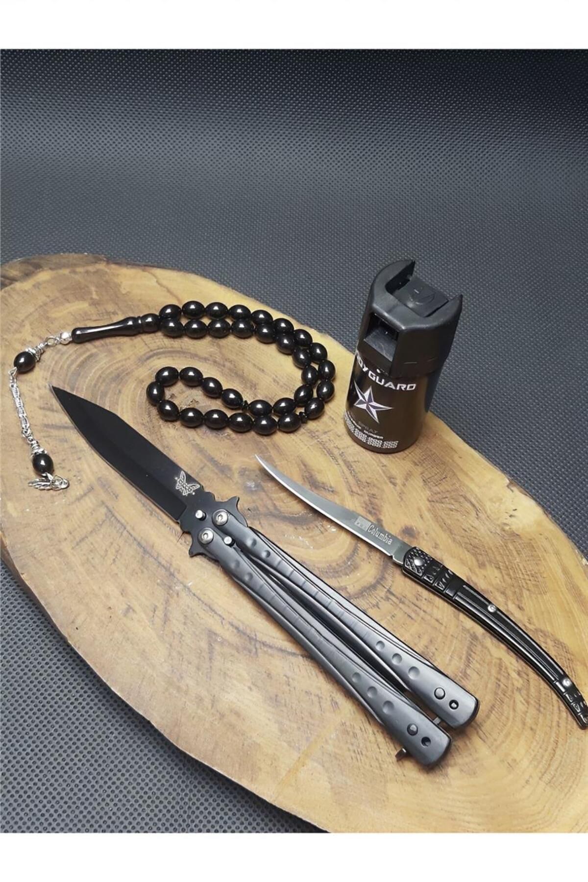 alsepeteavm 21 cm Kelebek Paslanmaz Çelik Çakı Seti 5004586661