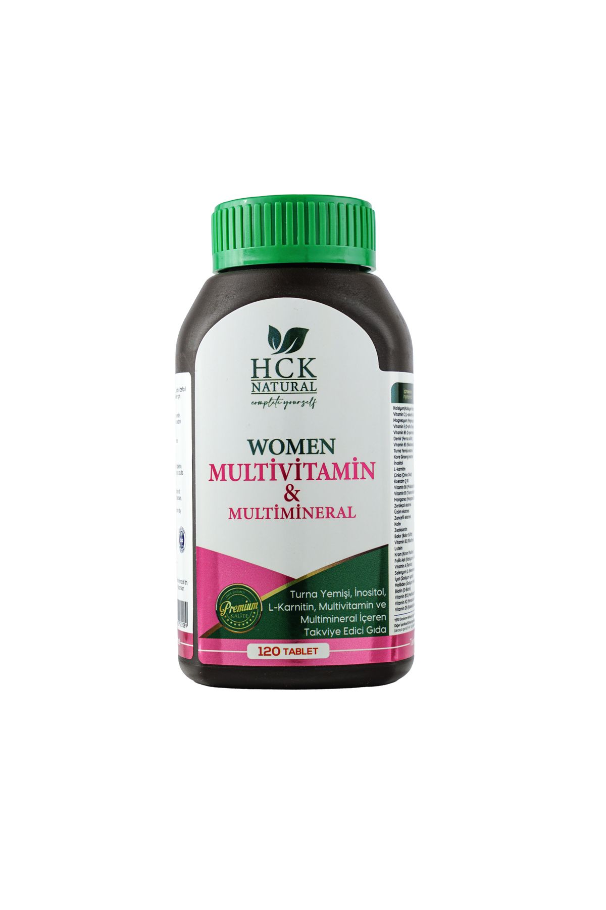 HCK NATURAL Multivıtamin Women 120 Tablet