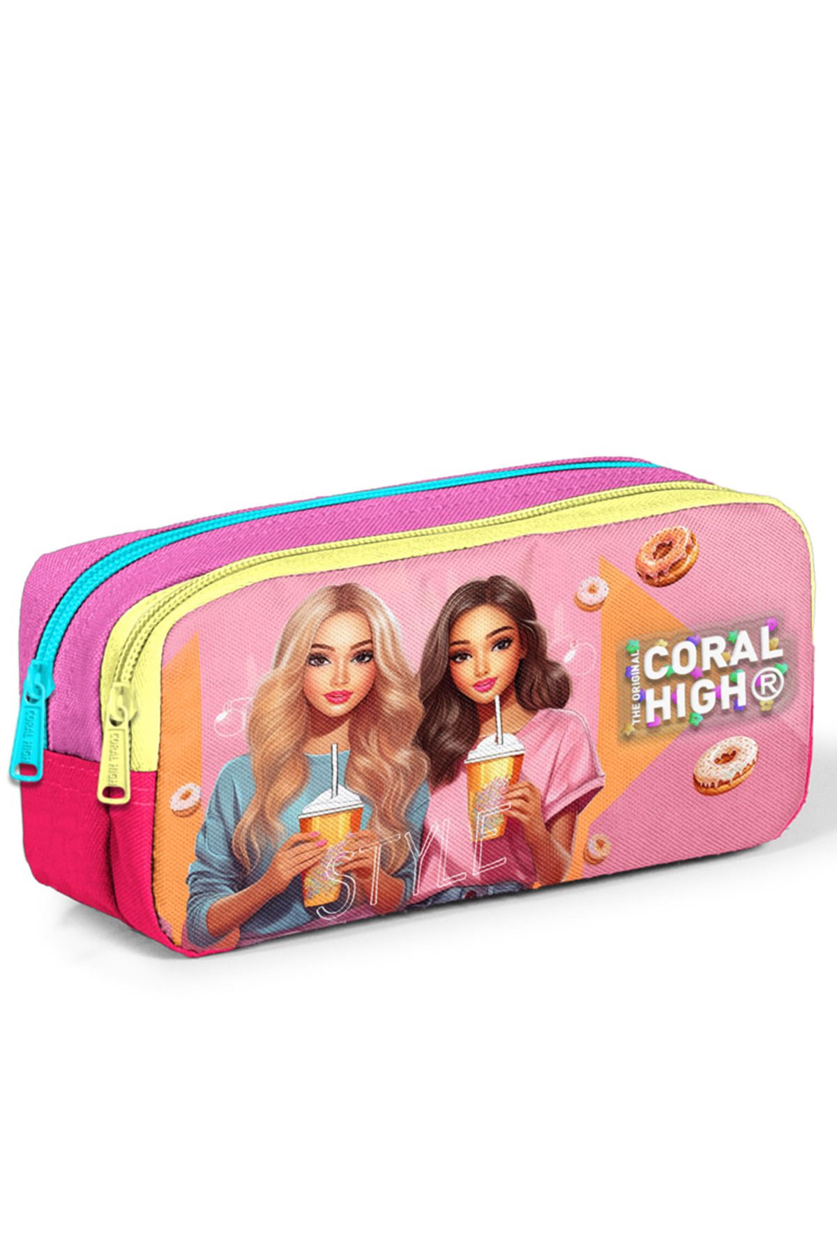 Yaygan 22144 Coral Hıgh Kalem Çantası (İki Bölmeli)