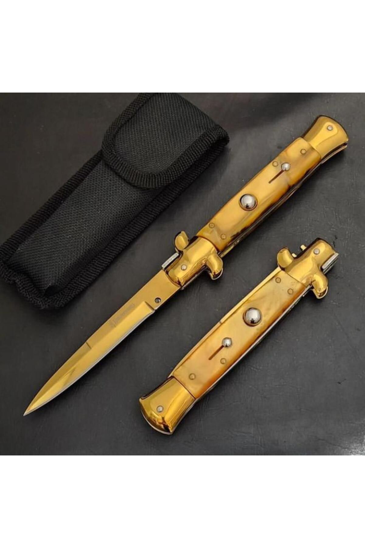 alsepeteavm Akc Bal Gold İtalyan Stiletto Çakı
