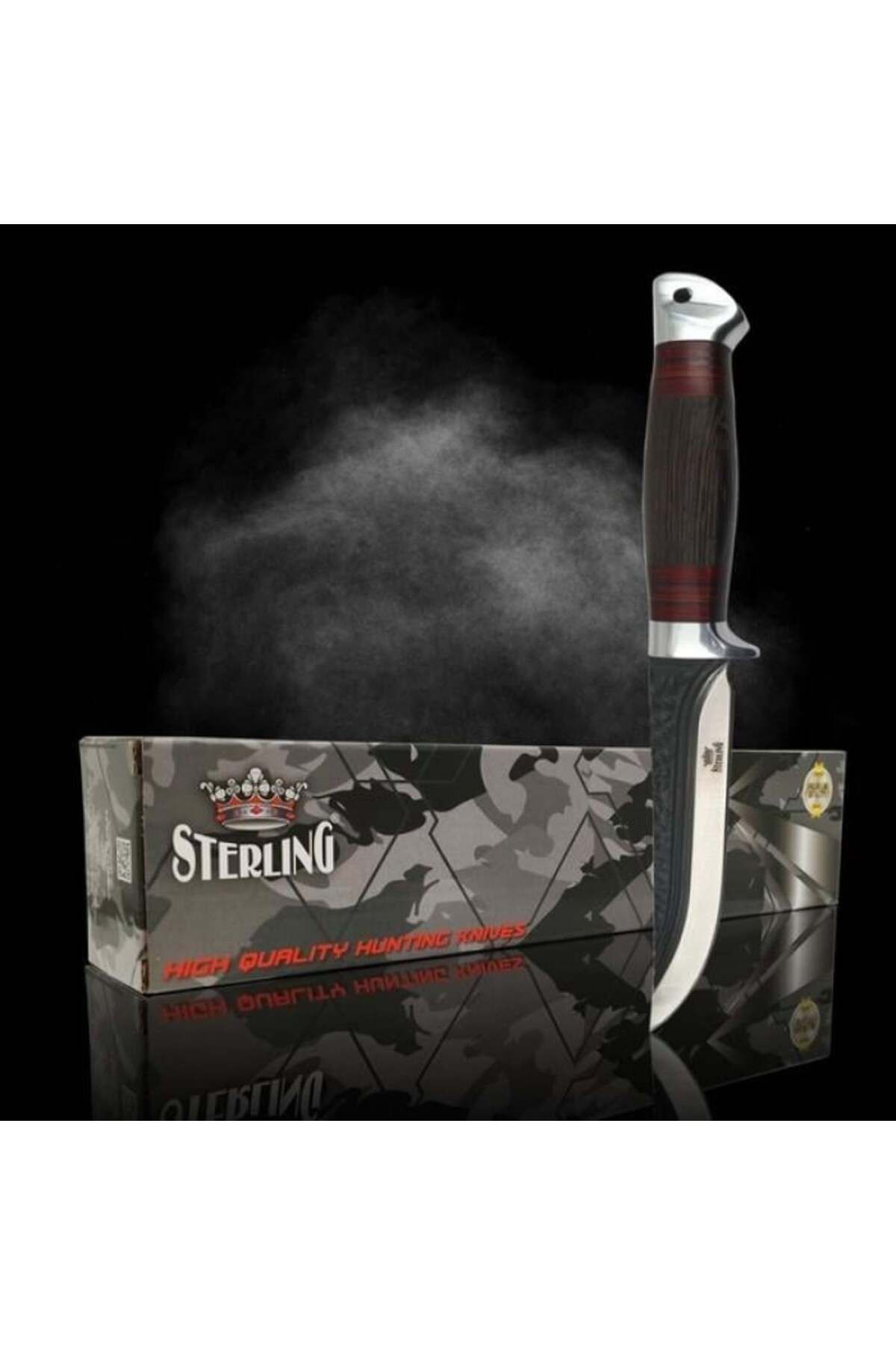 alsepeteavm Sterling S2004 Ahşap Kabze Avcı Bıçağı