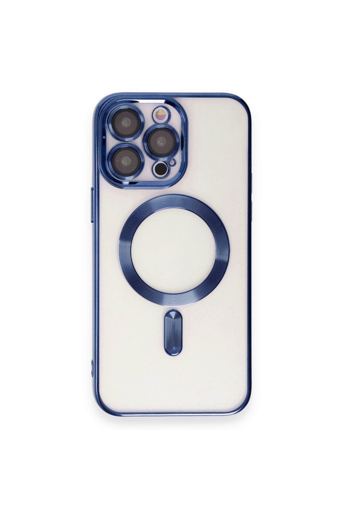 CDA STORE İPhone 15 Pro Max Uyumlu Magsafe özellikli Mavi Pure Kılıf
