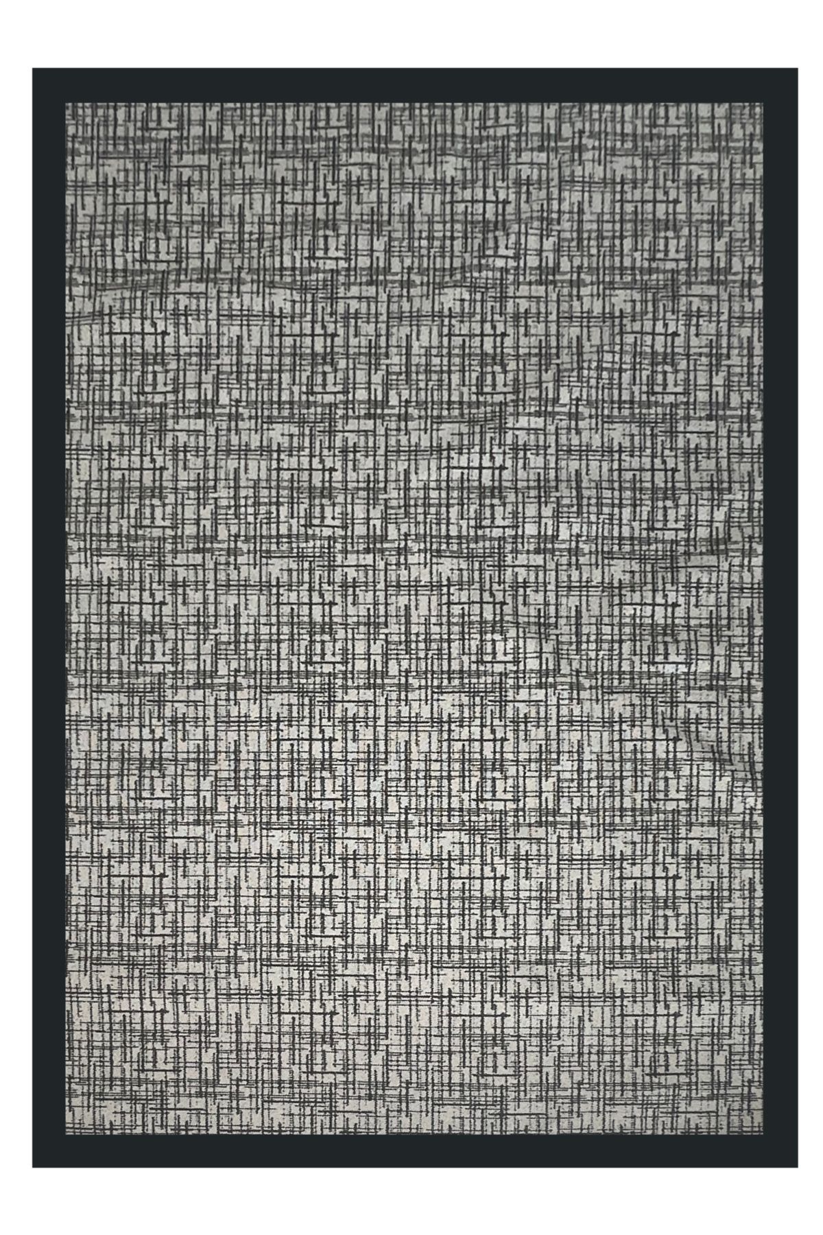 Rugs Modern Halı New Corner Siyah Kenar Detaylı Dokuma Taban Modern Dekoratif Halı newcorner05