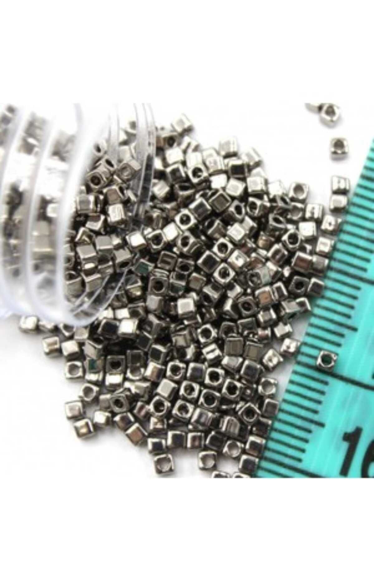 yiğit aksesuar 3 mm Siyah Plastik Küp Ara Aparat 100 Adet Takı Malzemeleri