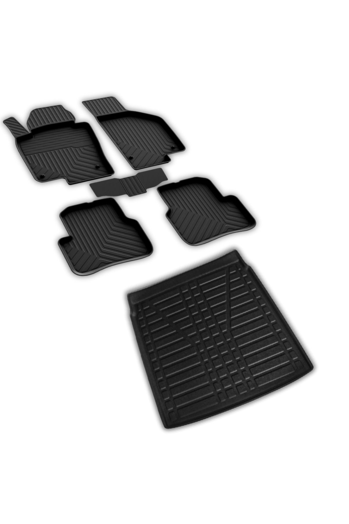 ferrous autoaccessories Volkswagen Passat B7 Ferrous 4D Paspas ve 3D Bagaj Havuzu 2011 2015