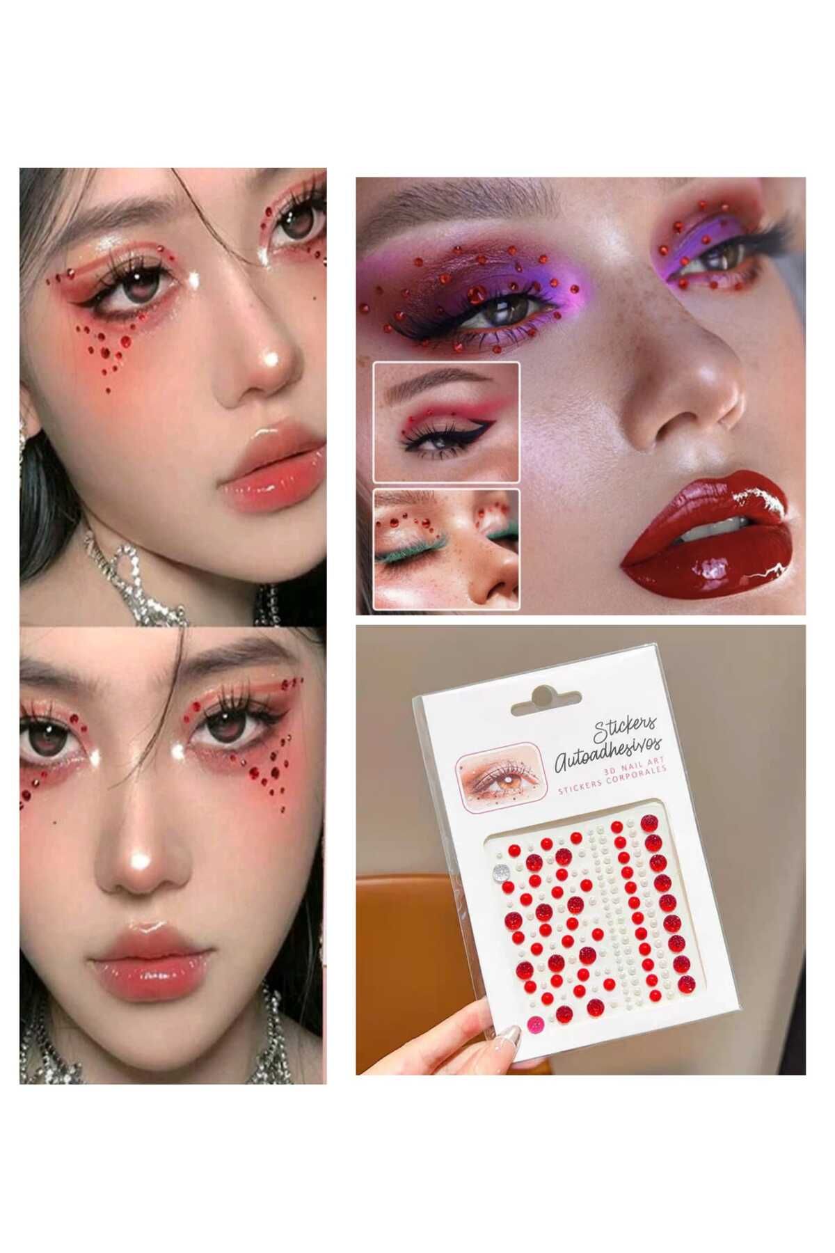 Eva Rose Kendinden Yapışkanlı Vücut Ve Yüz Taşı Tırnak Taşı Makyaj Taşı Yapışkan Festival Taşı Yüz Taşı