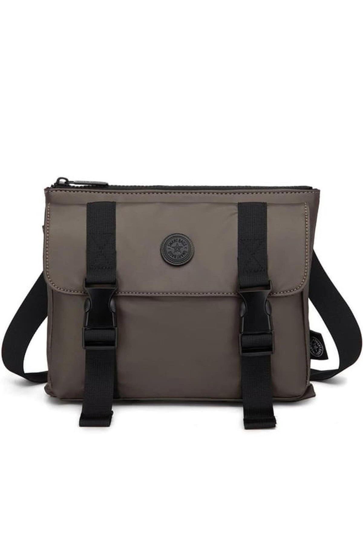 SMART BAGS Gumi Kumaş Çapraz Askılı Postacı Çantası BC 8657 - Bakır