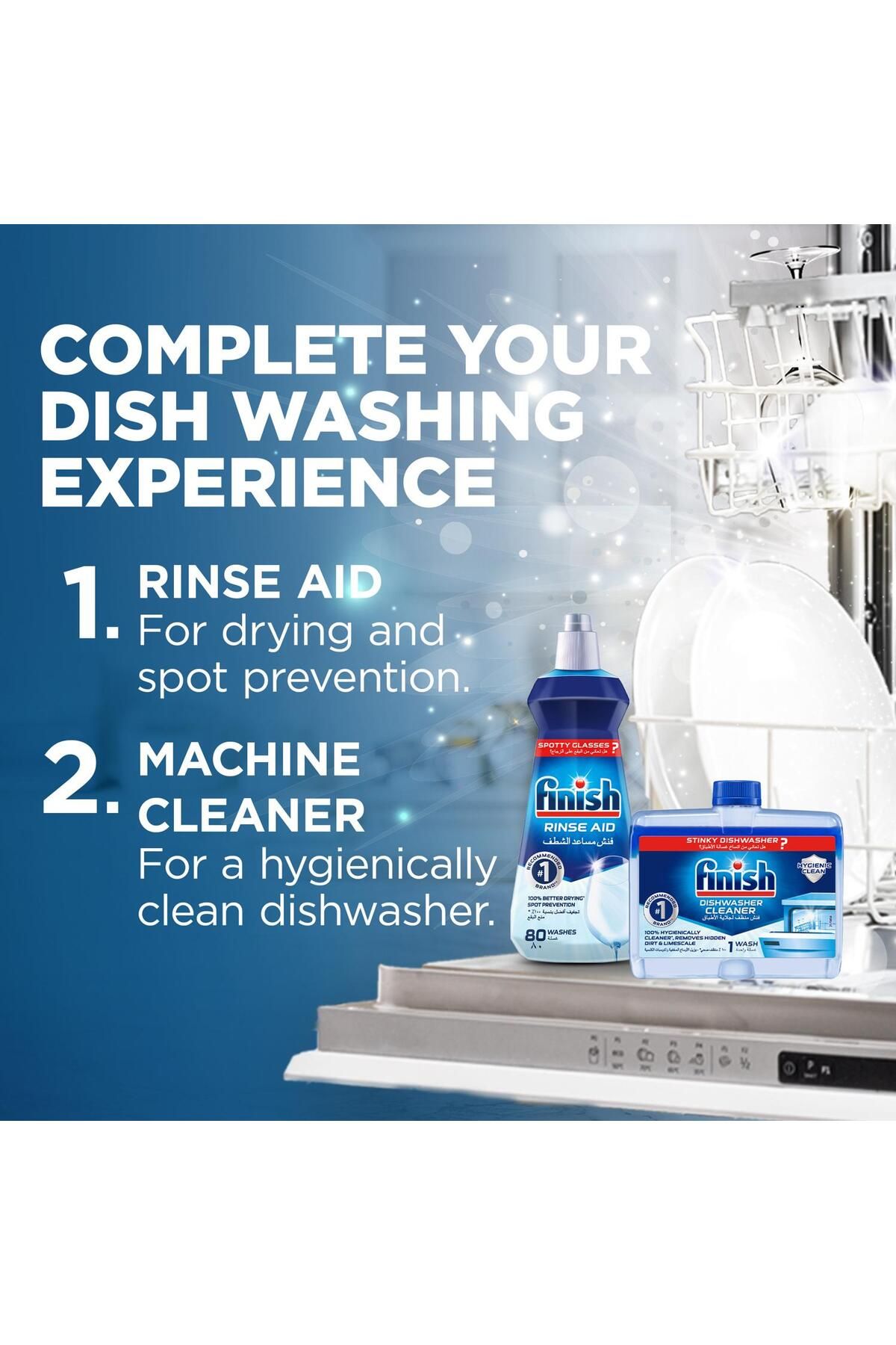 Finish-Rinse Shinier & Drier Dishes 400 ml 6