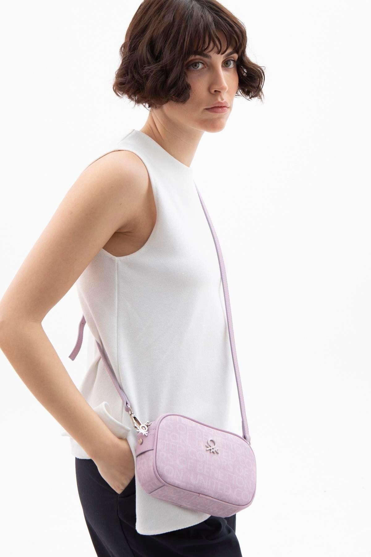 United Colors of Benetton Kadın Çapraz Çanta BNT 1537 - Lila