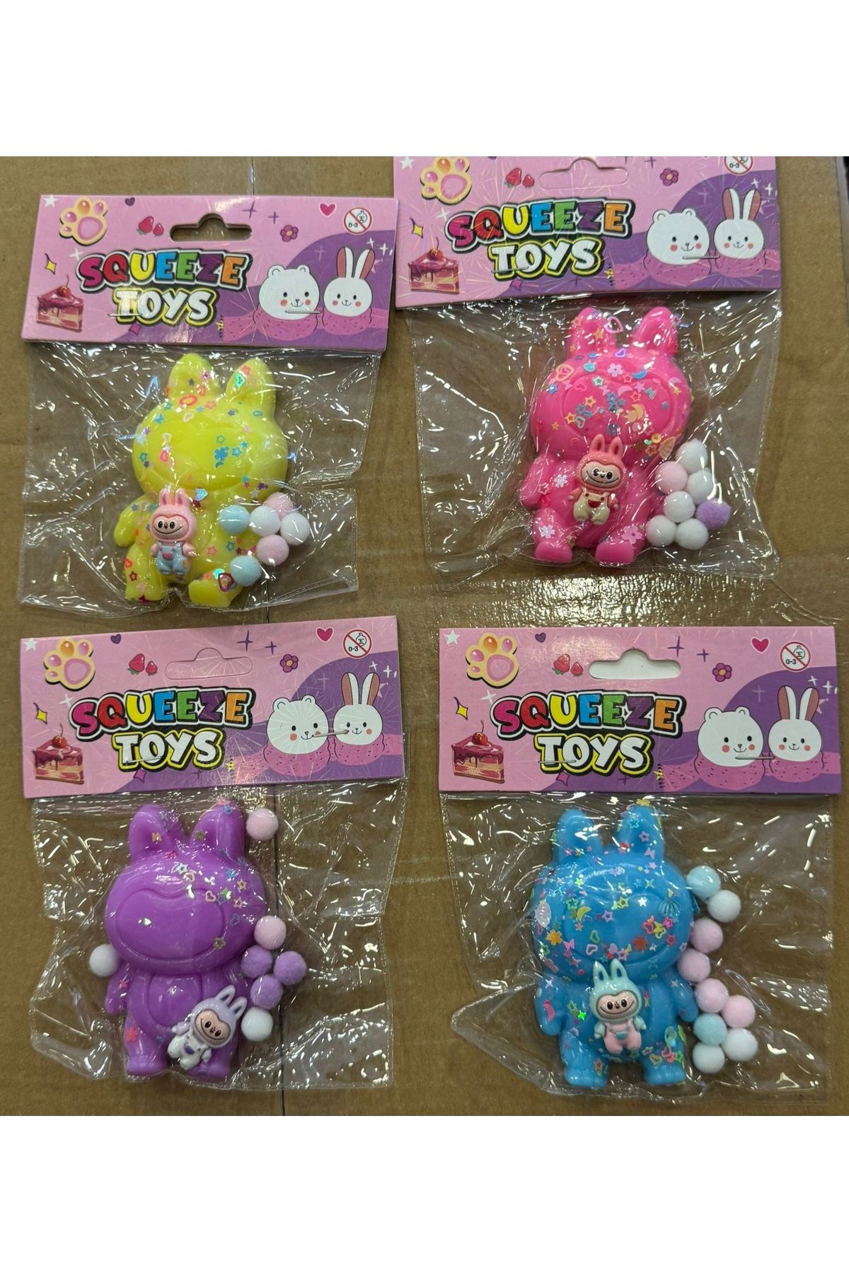 TOYSTAR Labubu Sukuşi, Squishy Oyuncak Mojmoj 1 Adet