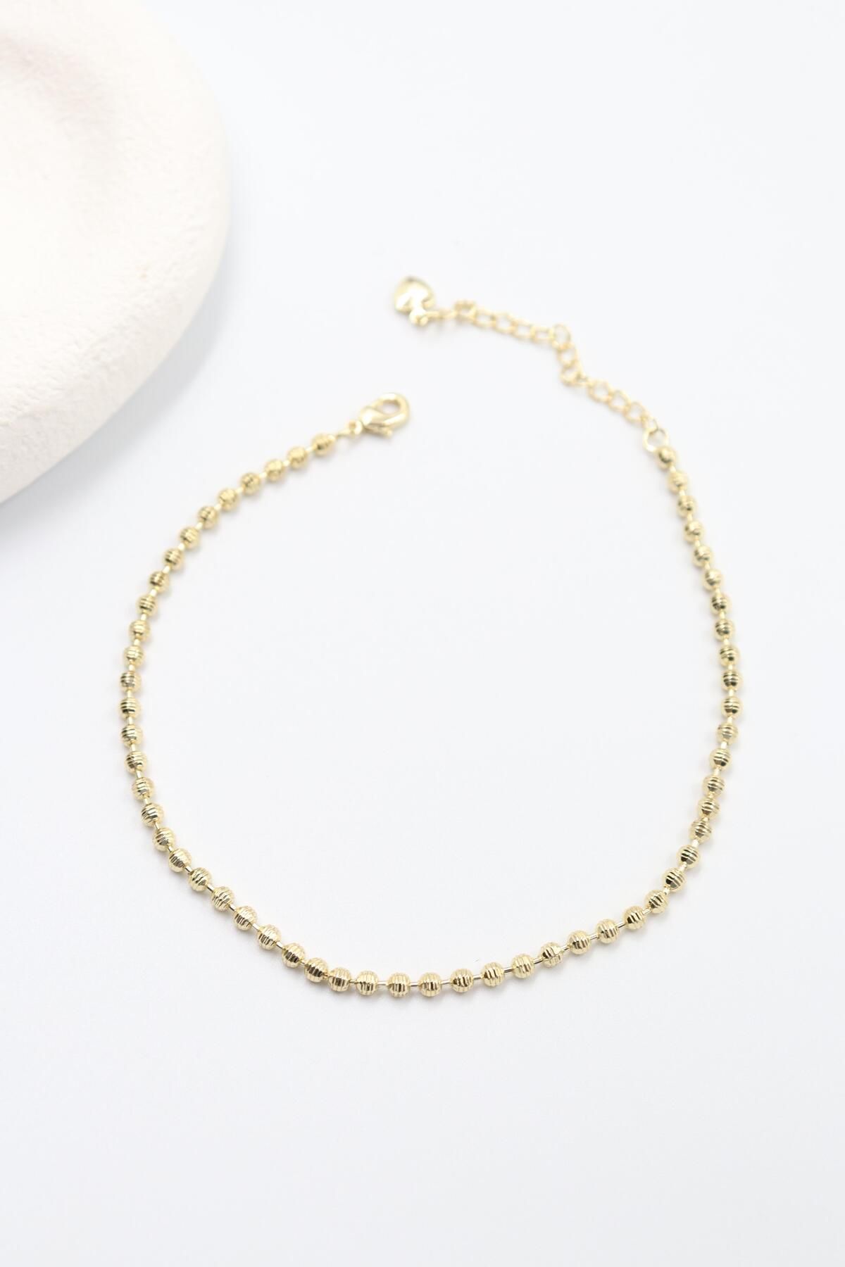 BY CANSU ACCESSORİES Enni Gold Halhal (14k)