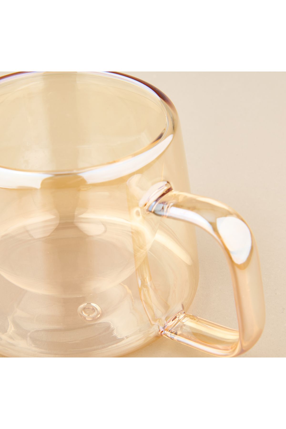Perotti Çift Cidarlı Kupa - Amber - 200 ml