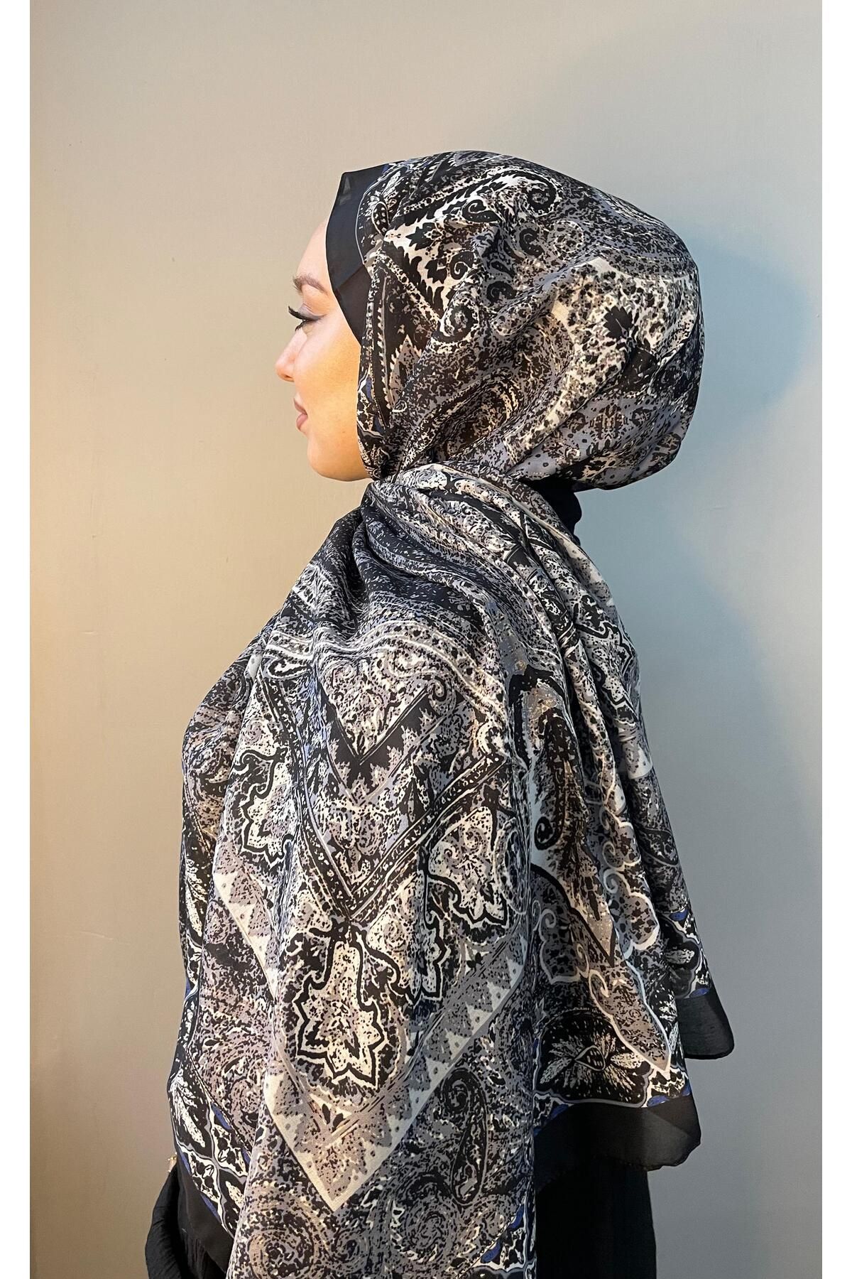 Oxygen Scarfs Etro Etnik Pamuk İpek Şal -23564